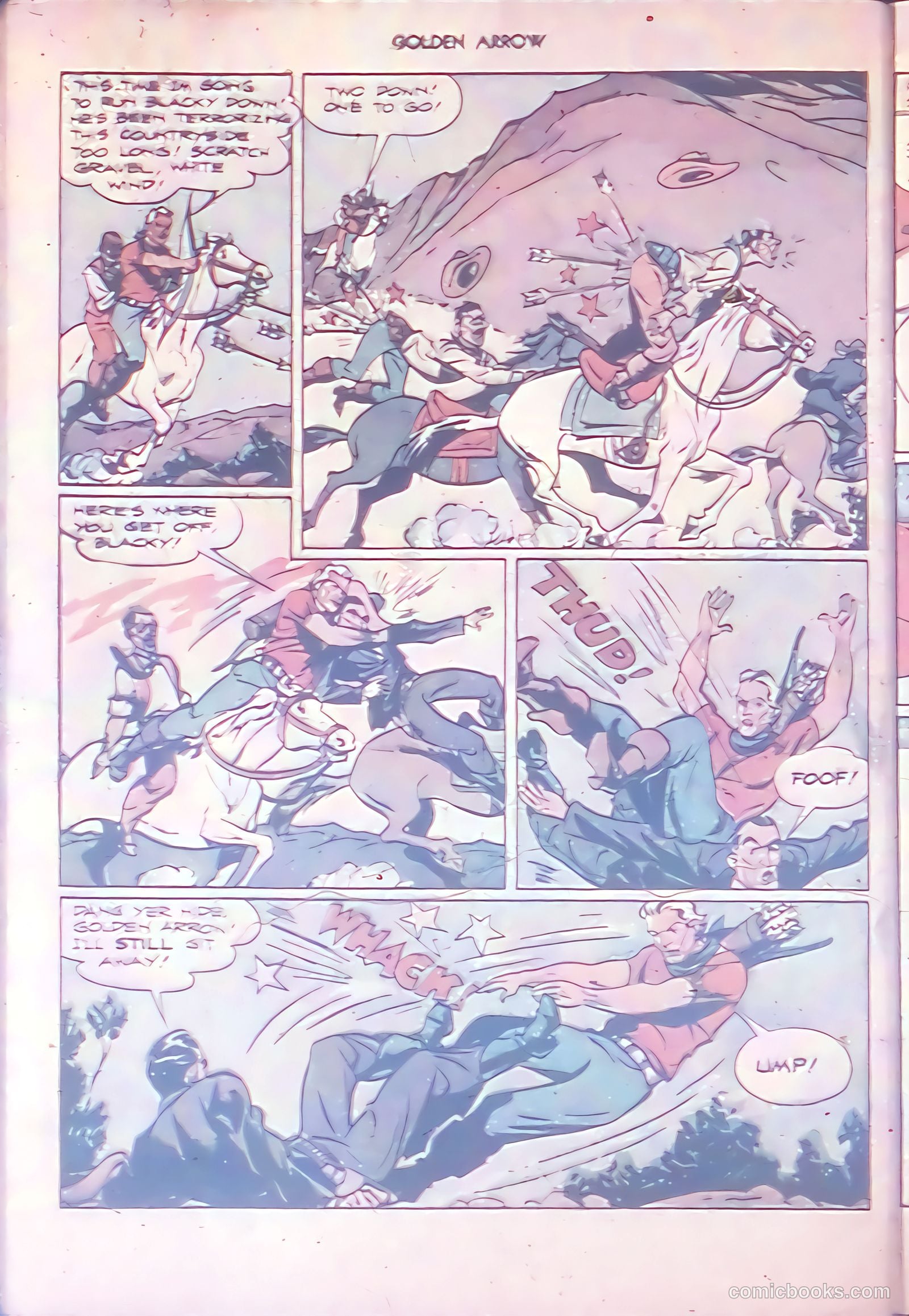 Golden Arrow Western #6 (1947) — page 32