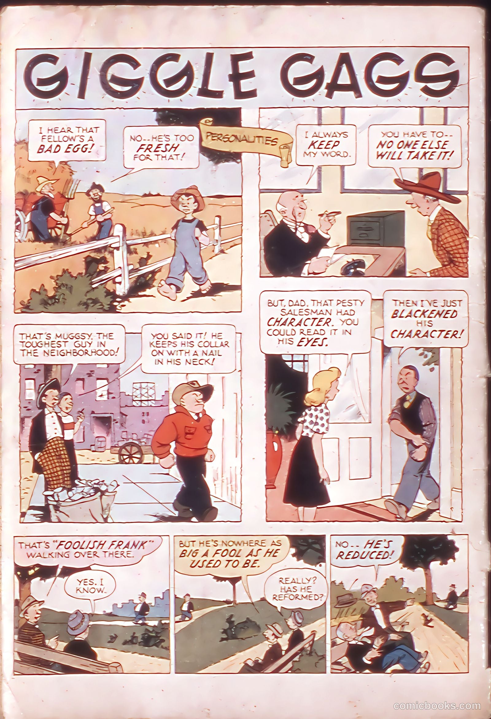 Golden Arrow Western #6 (1947) — page 36