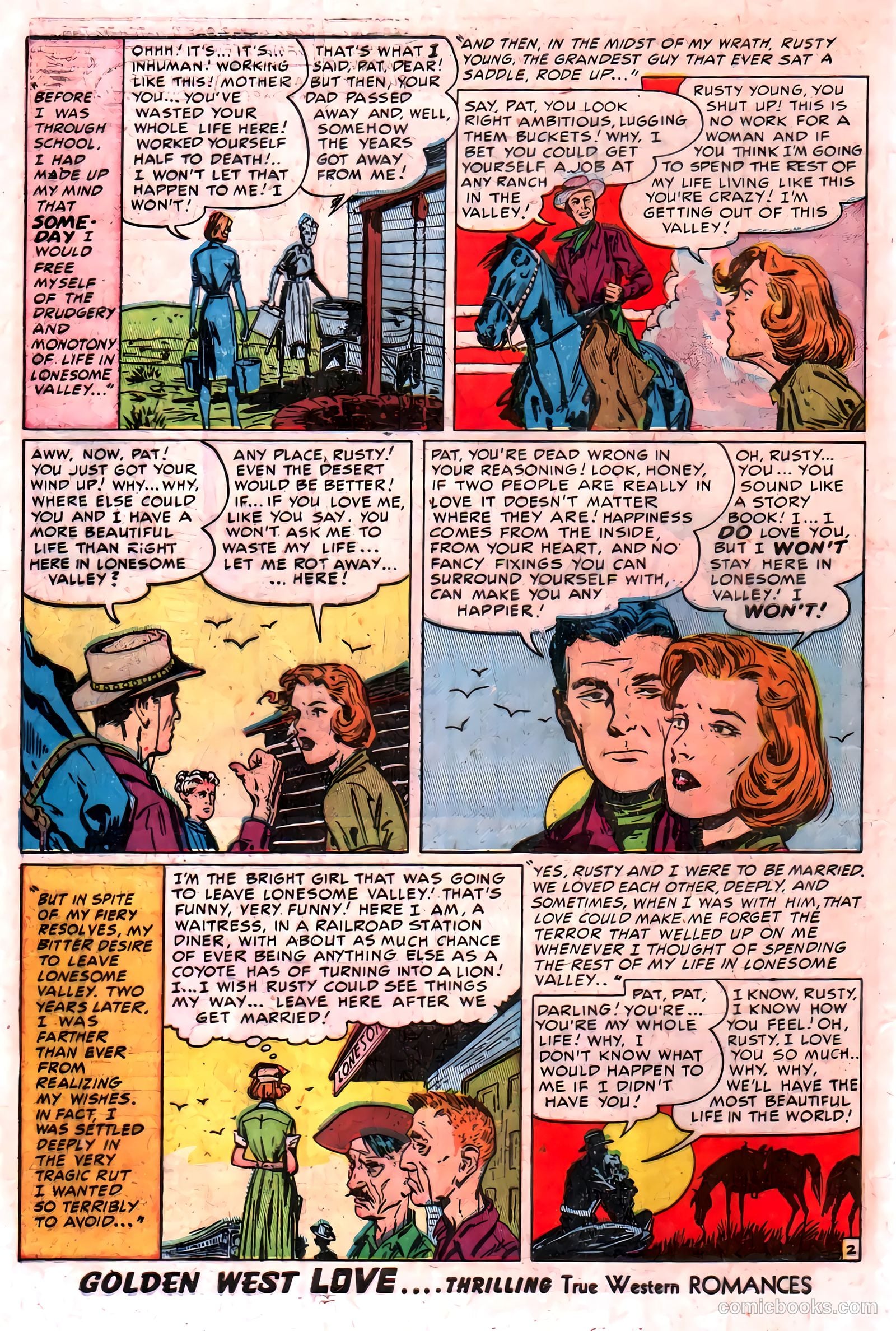 Golden West Love #1 (1949) — page 4 of 52
