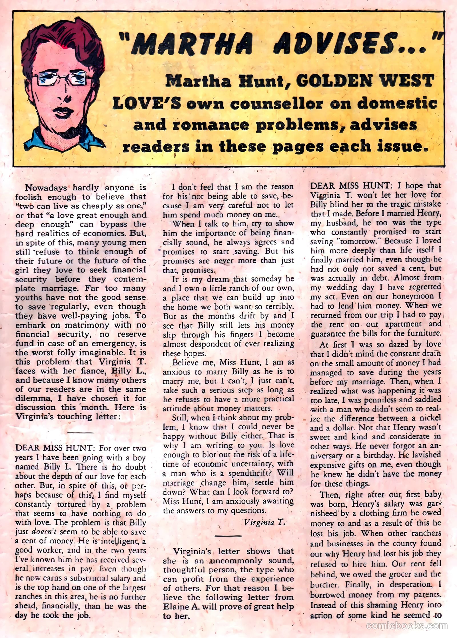 Golden West Love #1 (1949) — page 31 of 52