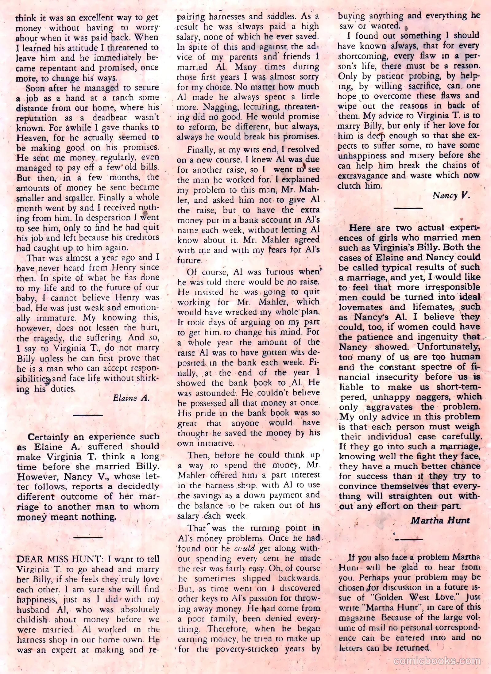 Golden West Love #1 (1949) — page 32 of 52