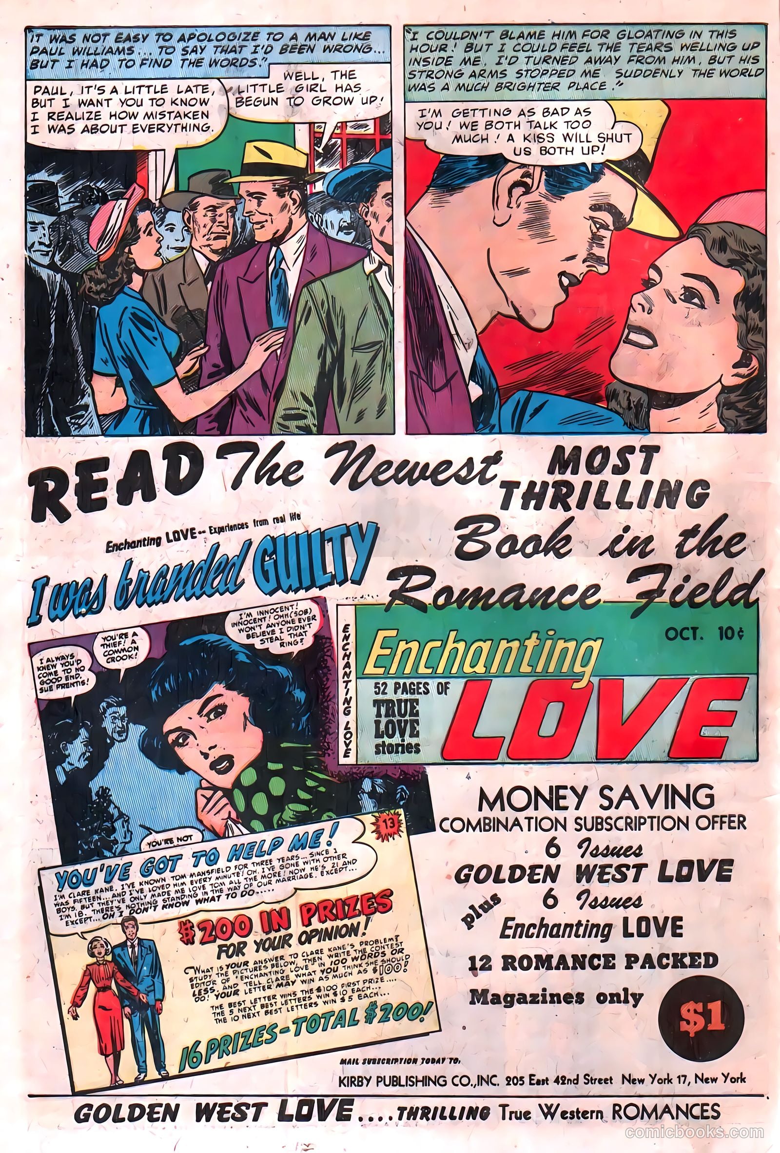 Golden West Love #1 (1949) — page 42 of 52
