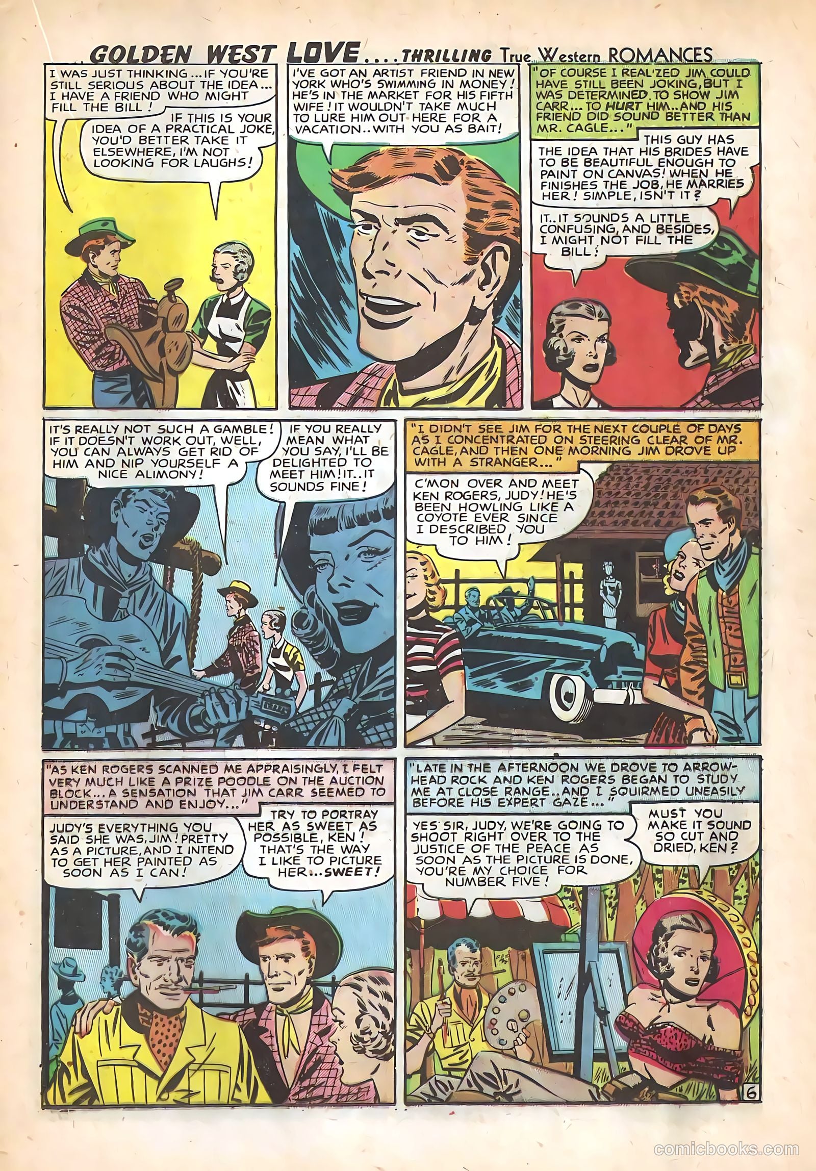 Golden West Love #2 (1949) — page 21