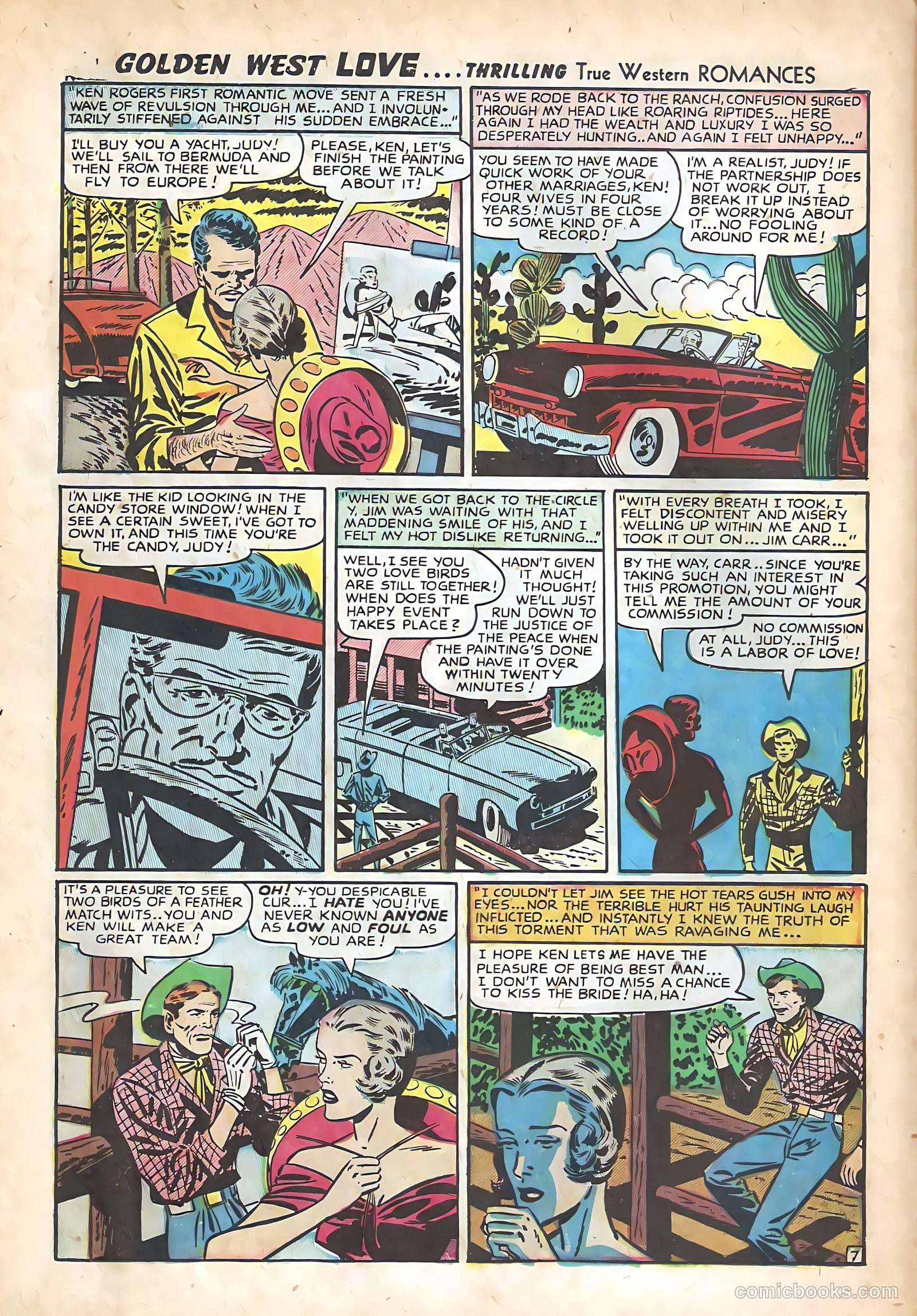 Golden West Love #2 (1949) — page 22