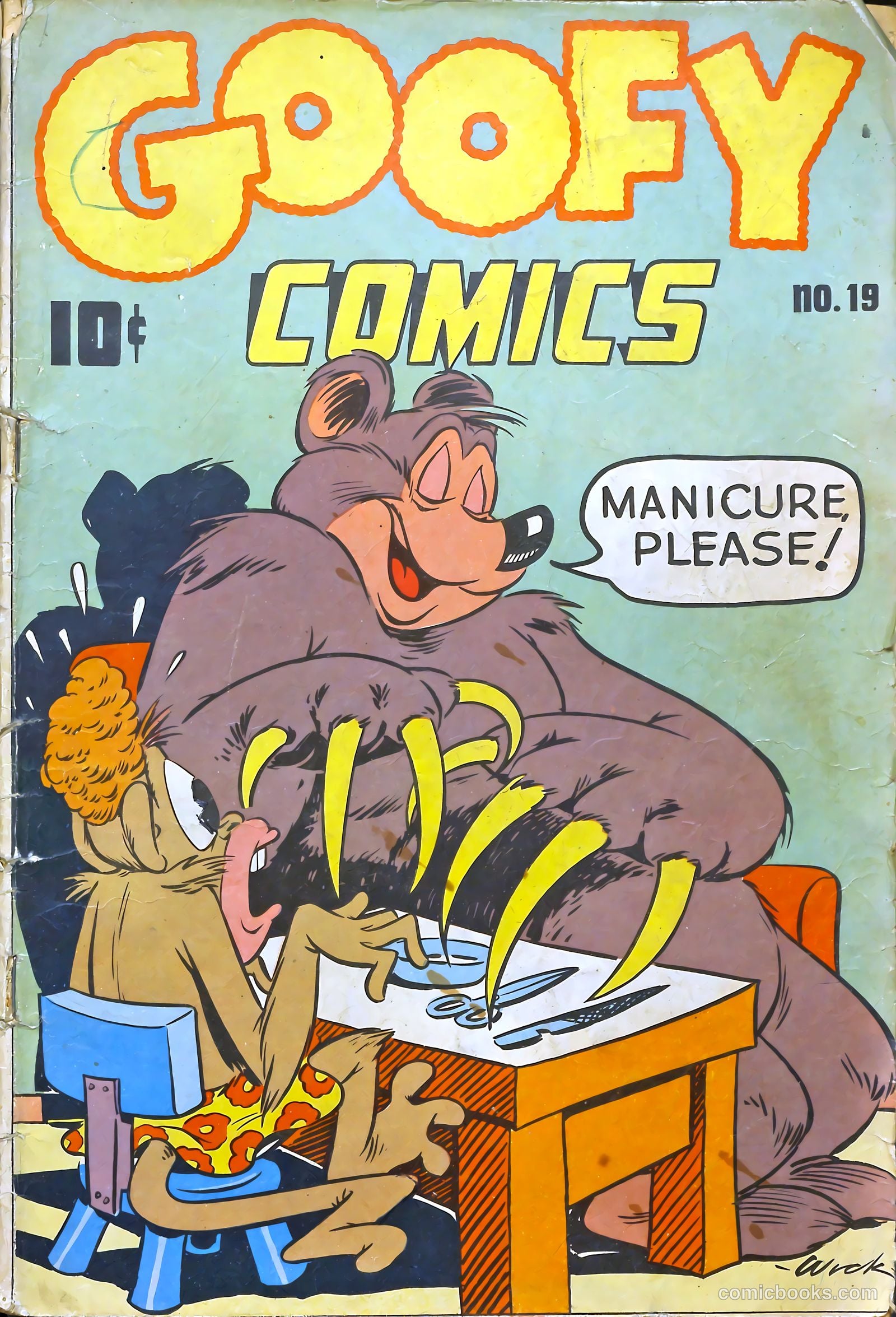 Goofy Comics #19 cover