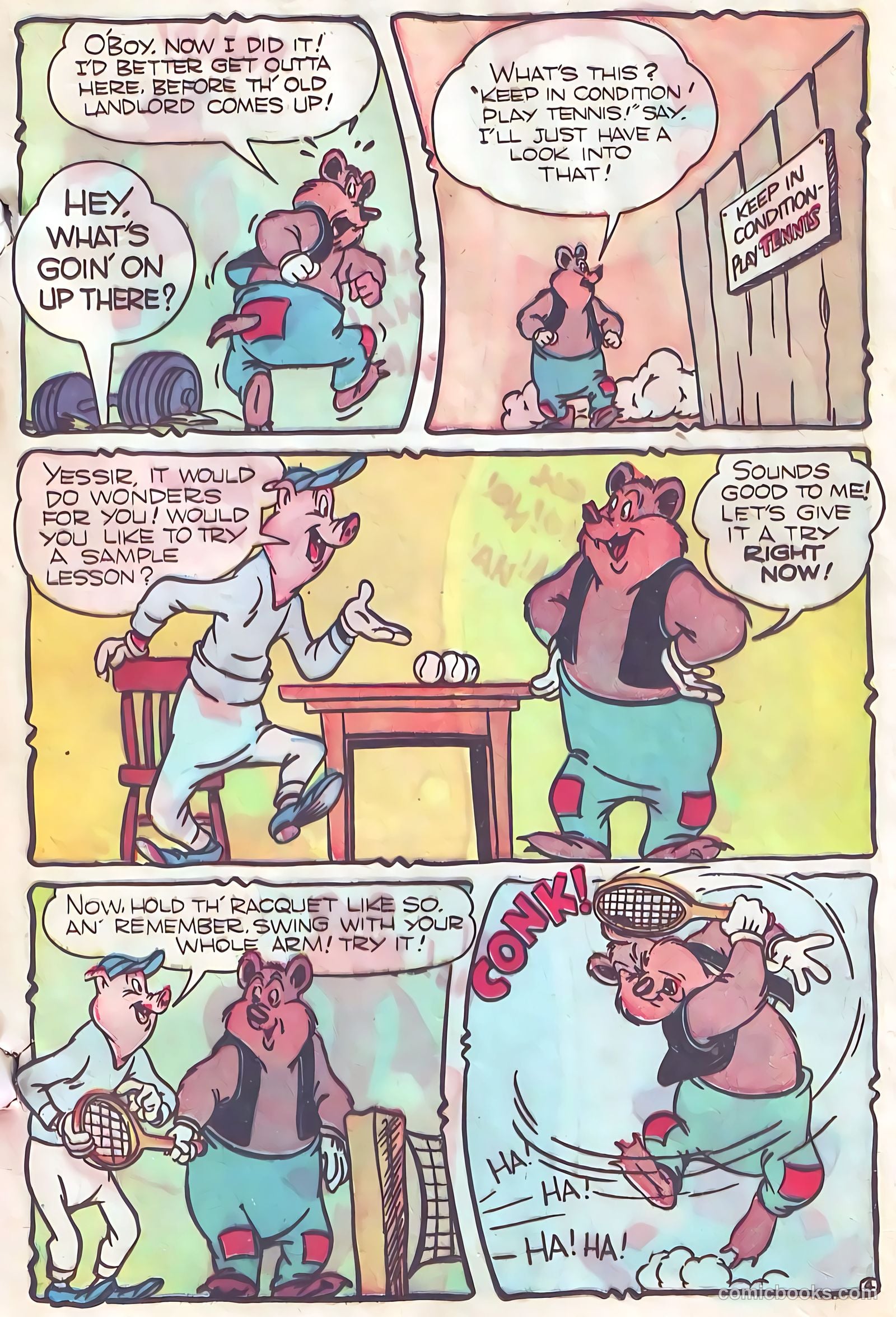 Goofy Comics #23 (1947, Animated Cartoons, Inc.) — page 21 of 52
