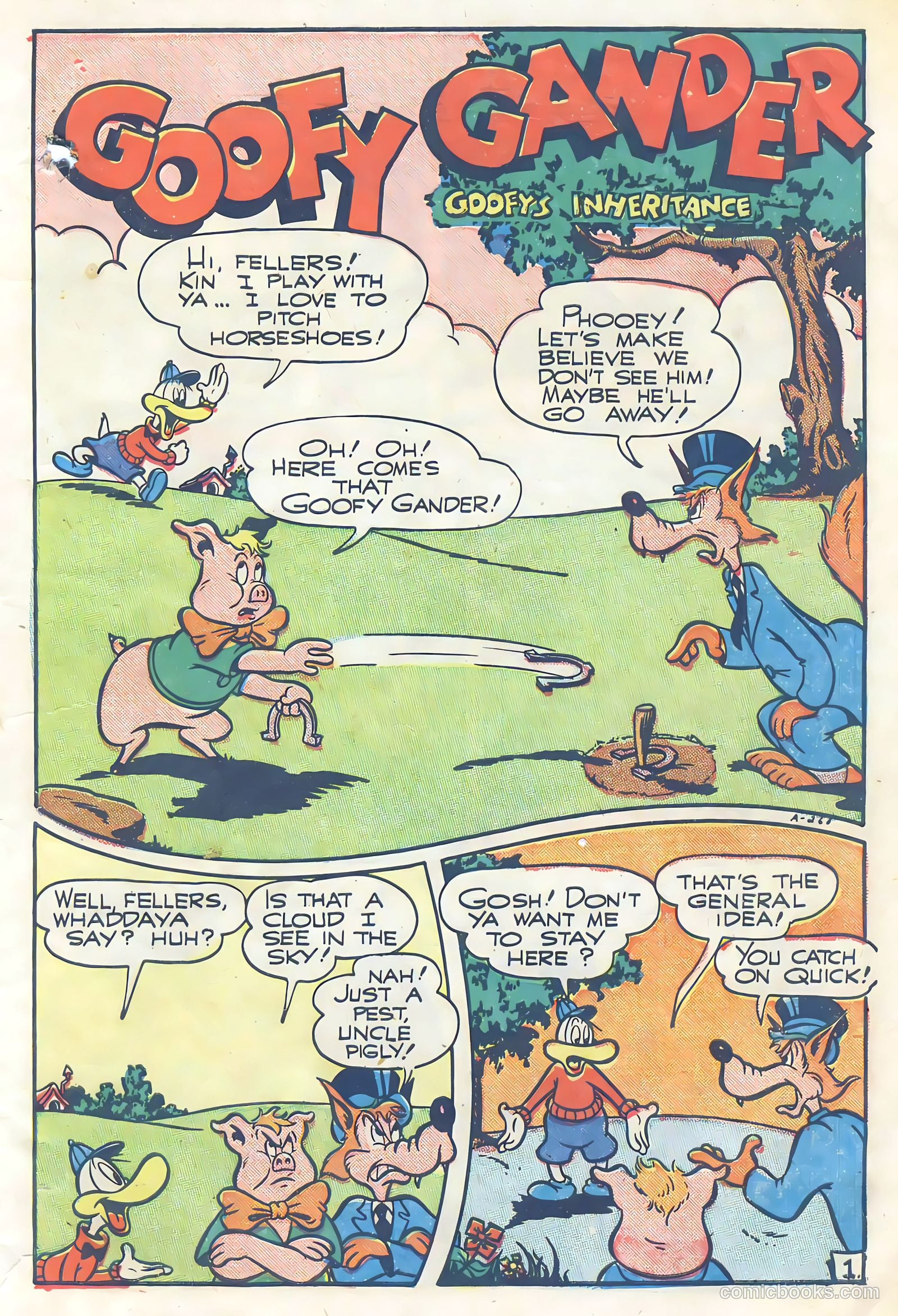 Goofy Comics #26 (1948, Animated Cartoons, Inc.) — page 3 of 52