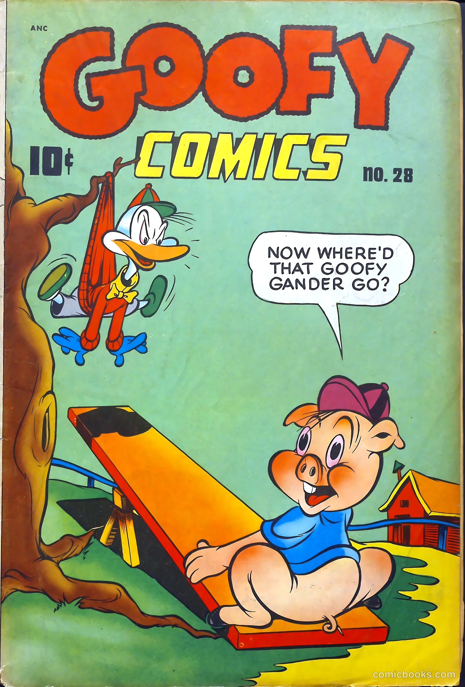 Goofy Comics #28 cover