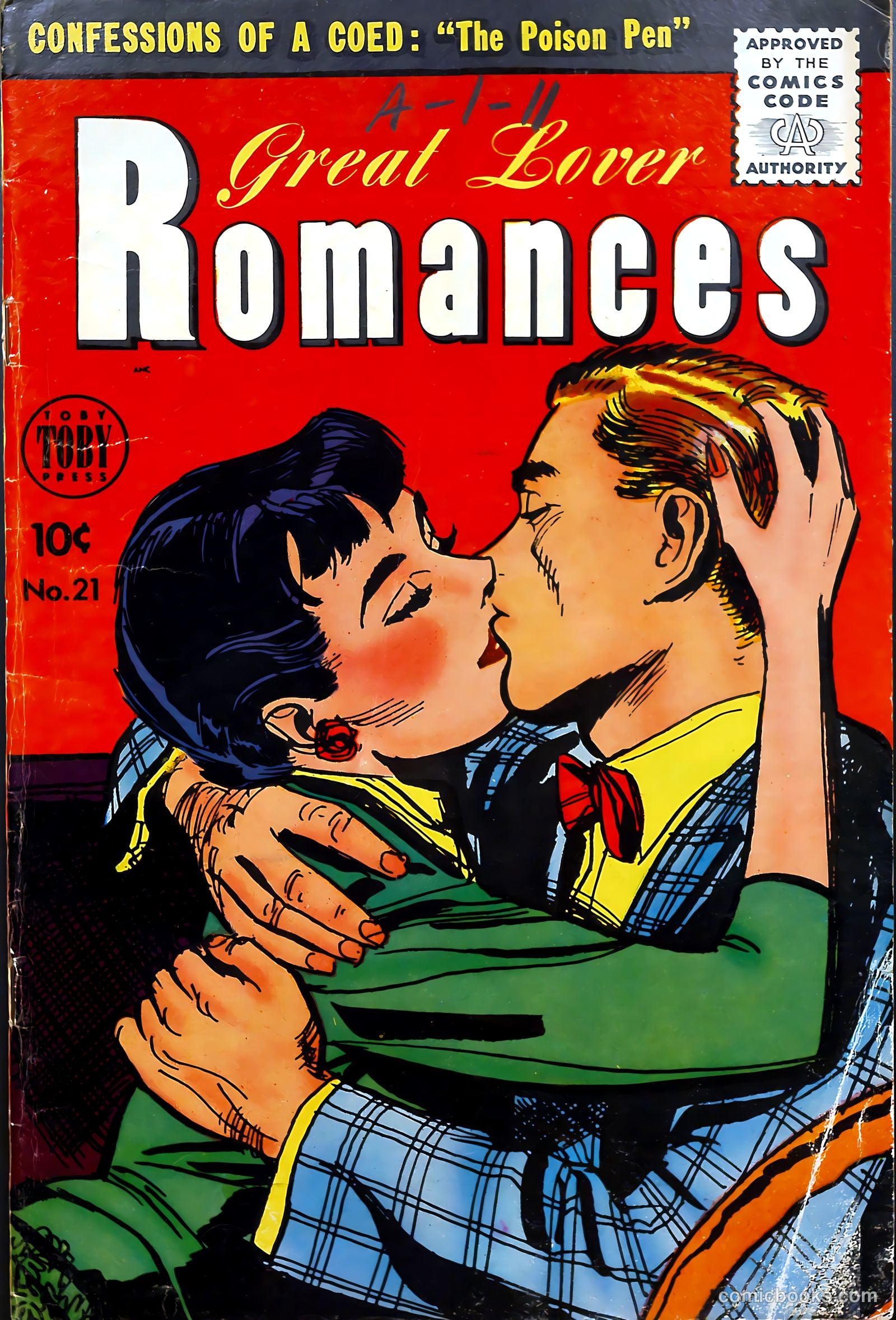 Great Lover Romances #21 (1954) — page 1 of 36