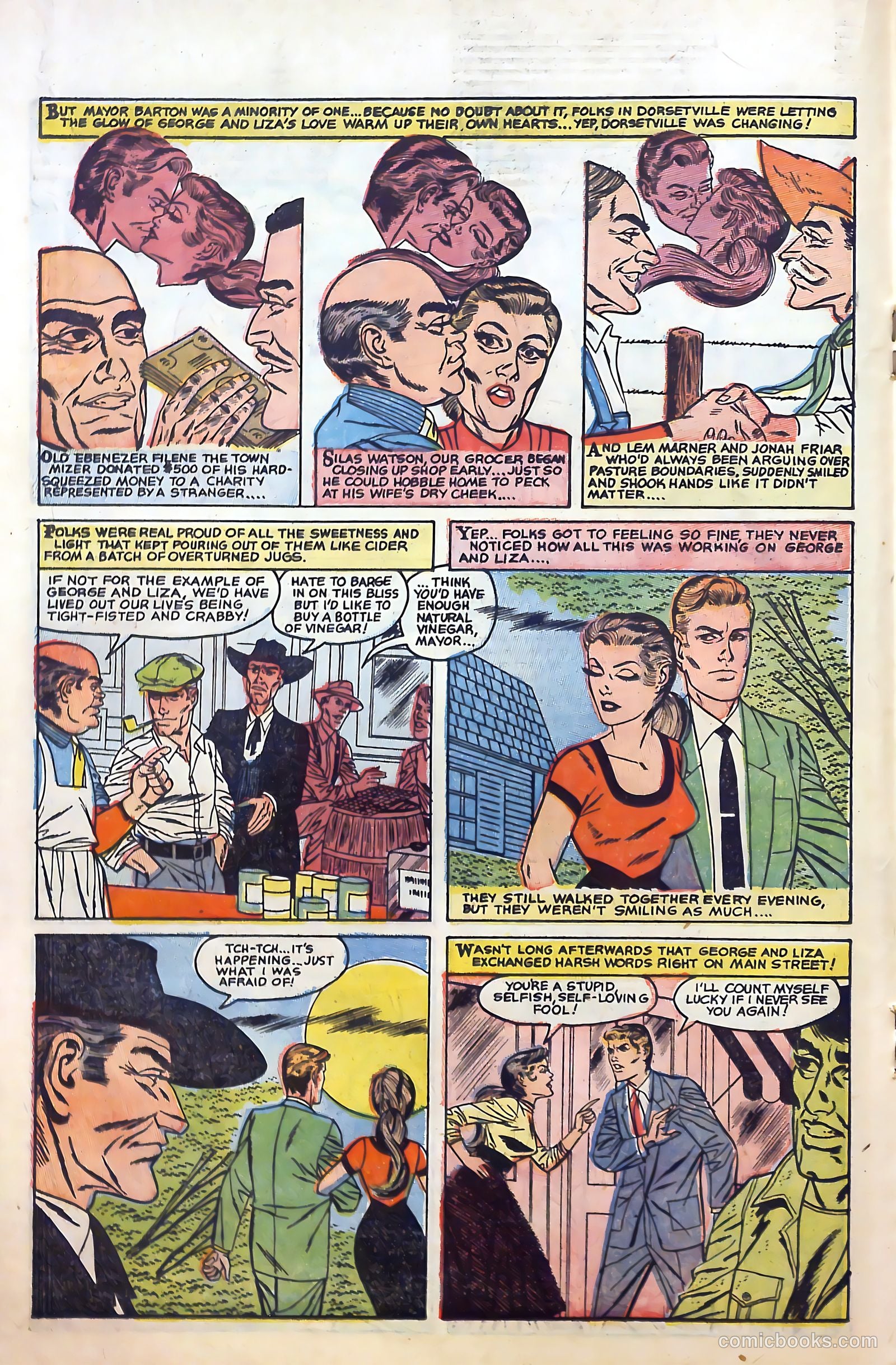 Great Lover Romances #21 (1954) — page 18 of 36