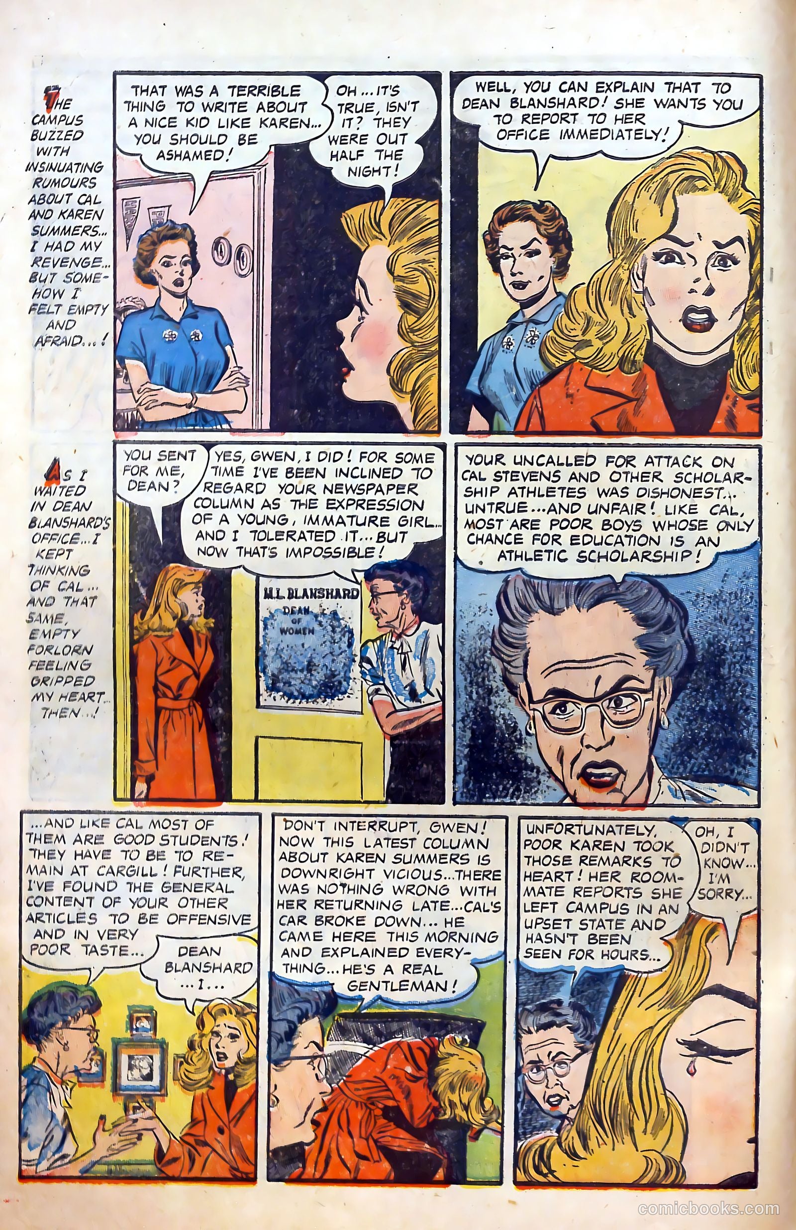 Great Lover Romances #21 (1955) — page 8 of 36