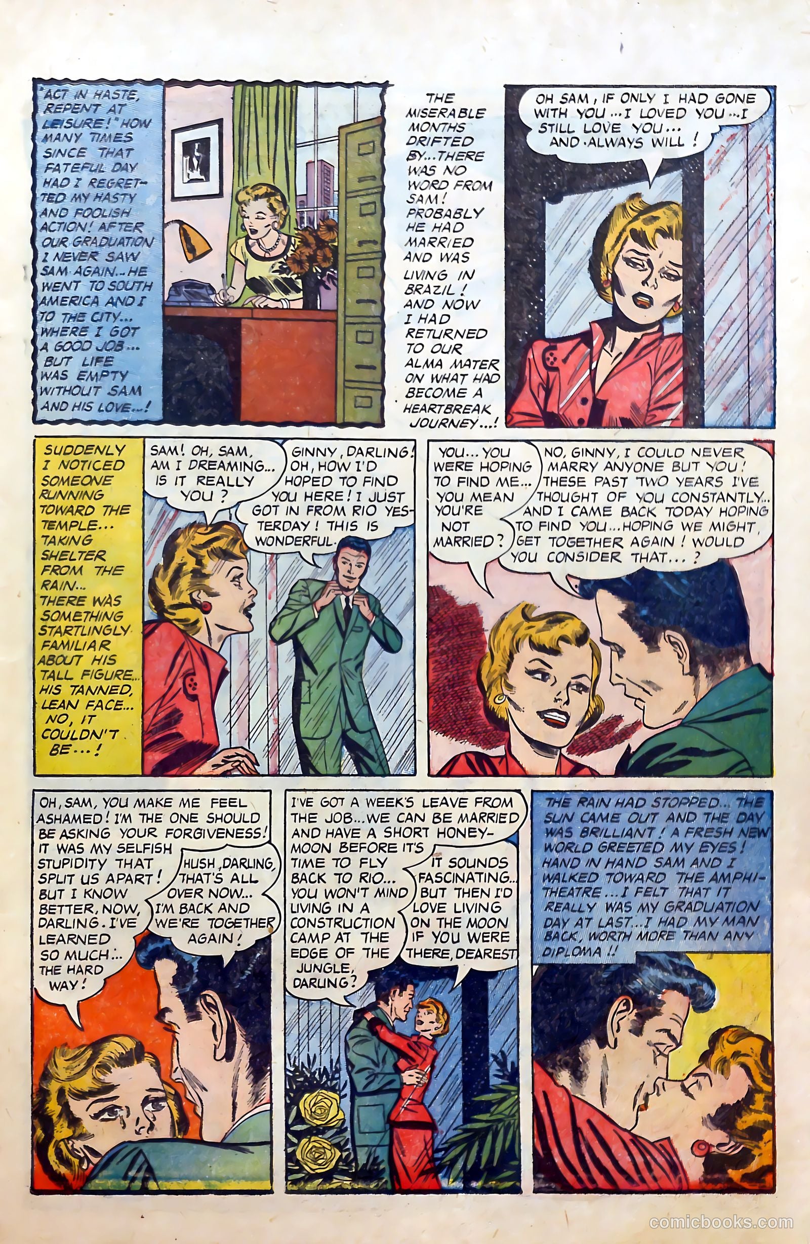 Great Lover Romances #21 (1955) — page 13 of 36
