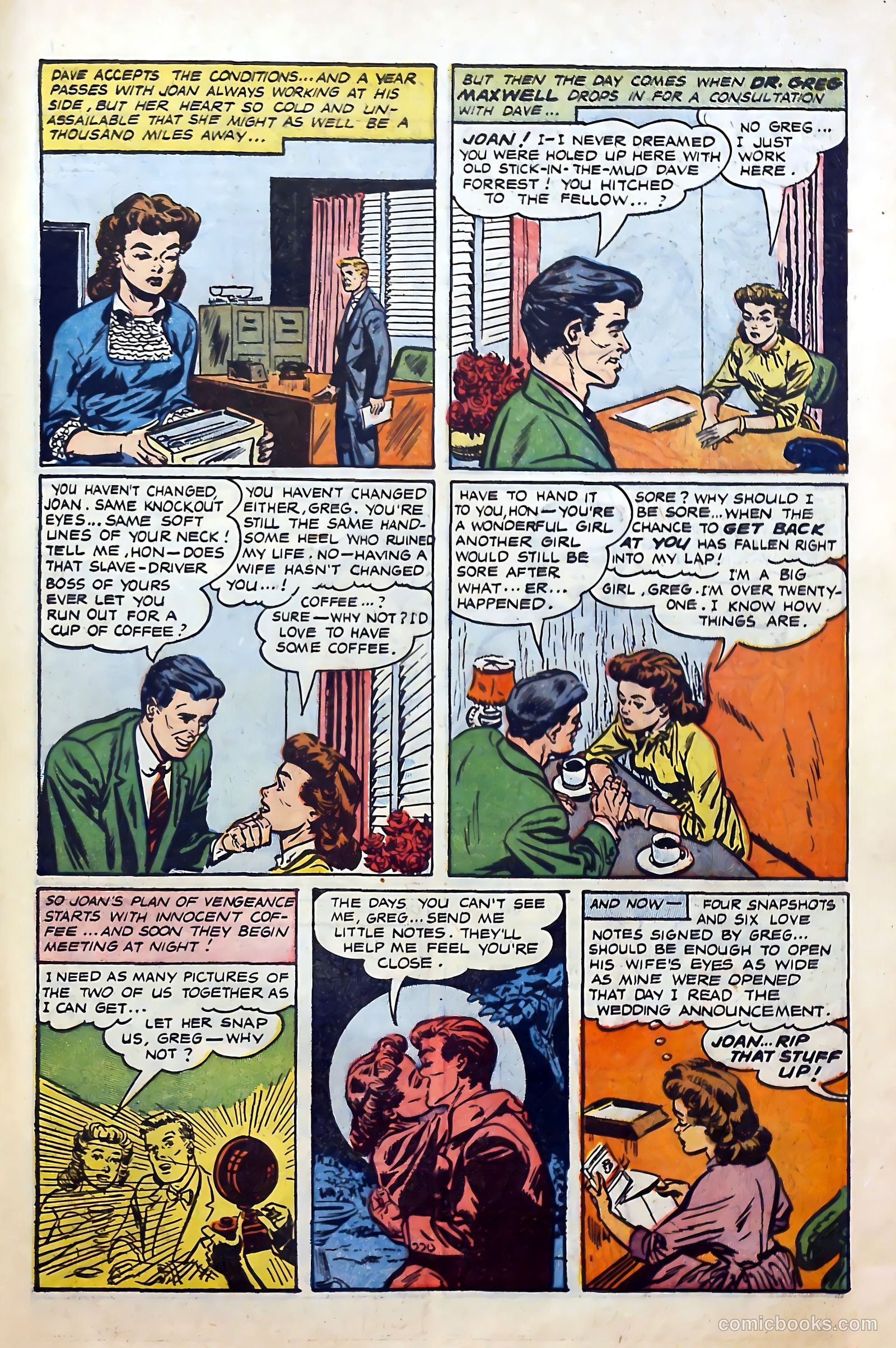 Great Lover Romances #21 (1955) — page 27 of 36