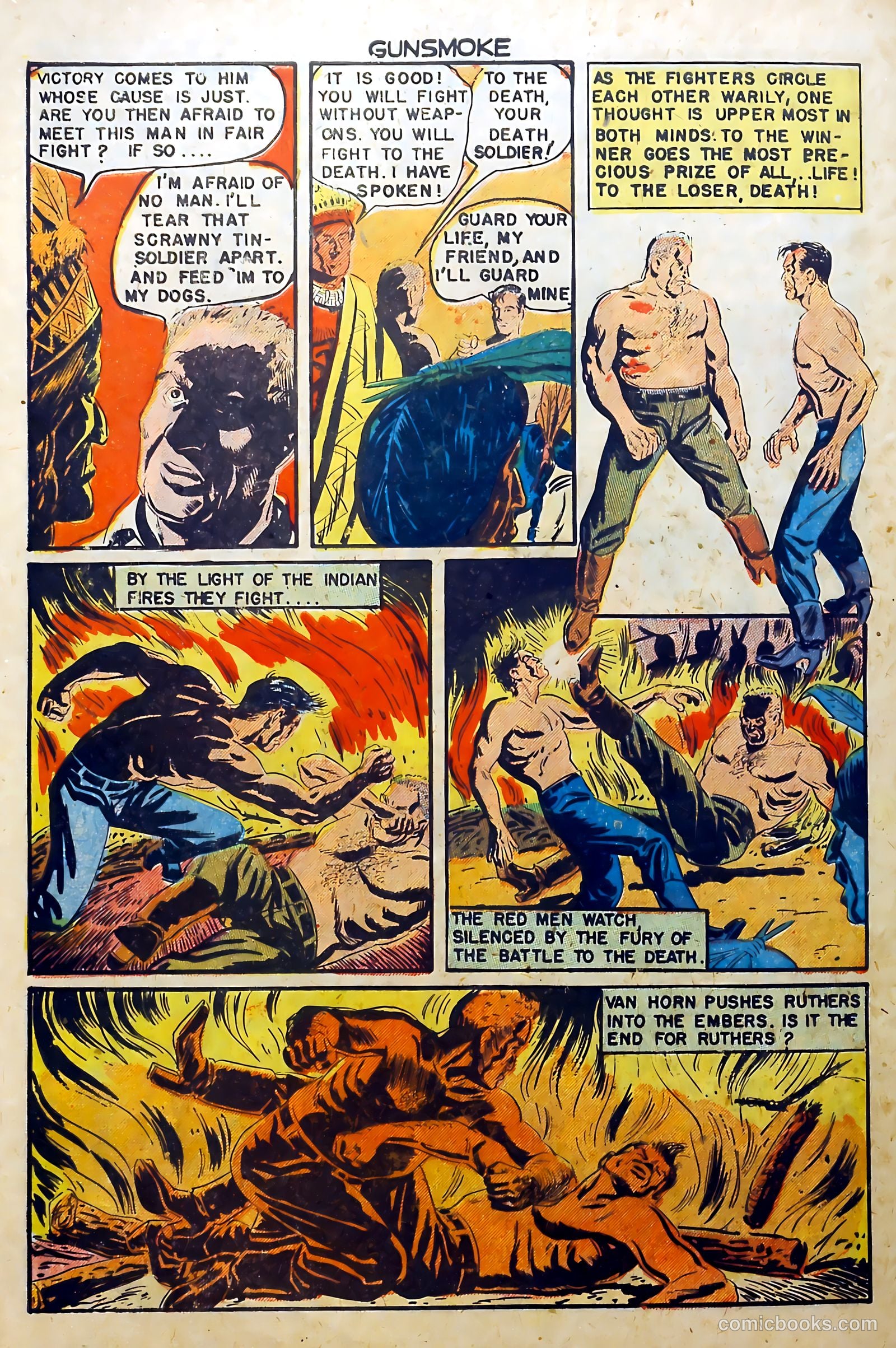 Gunsmoke #7 (1950) — page 32 of 36