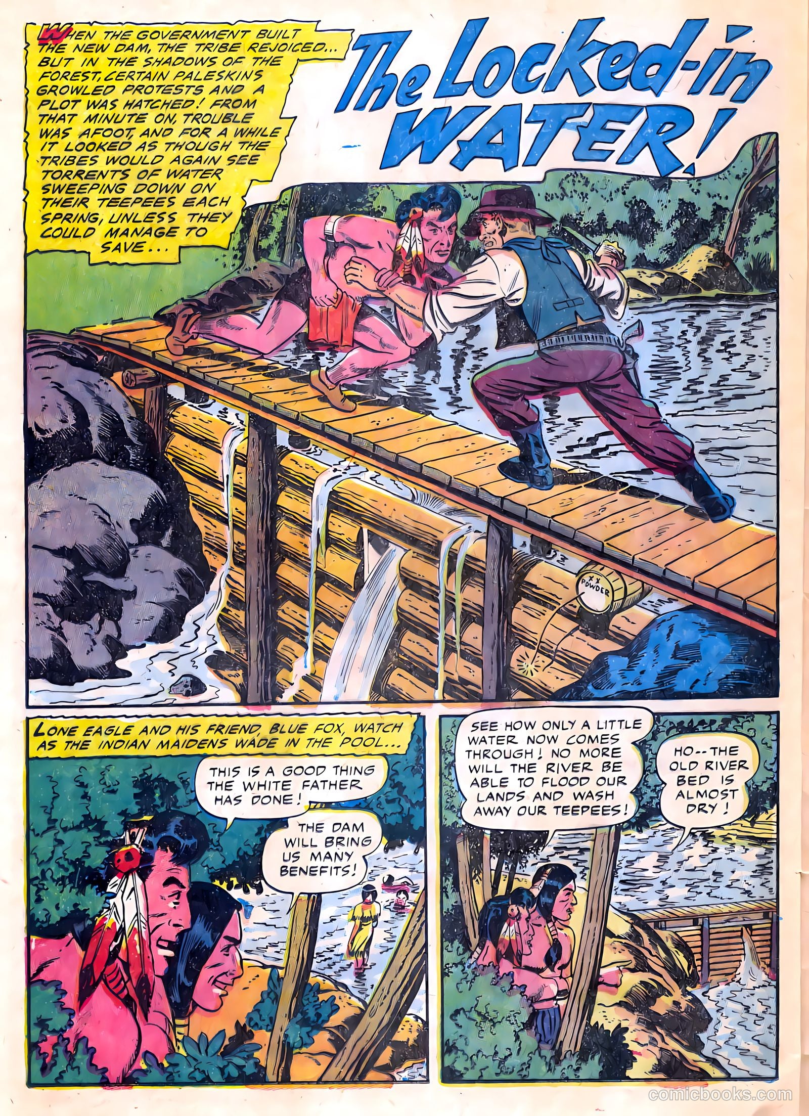 Gunsmoke Trail #3 (1957) — page 26 of 36