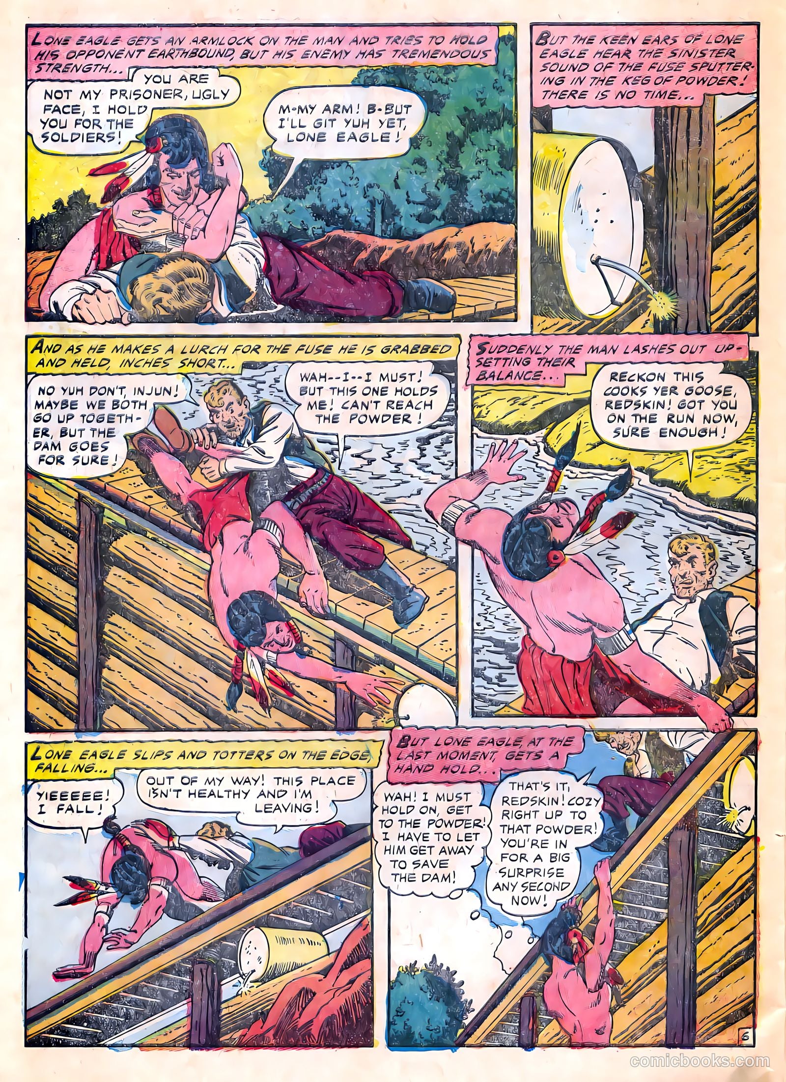 Gunsmoke Trail #3 (1957) — page 32 of 36