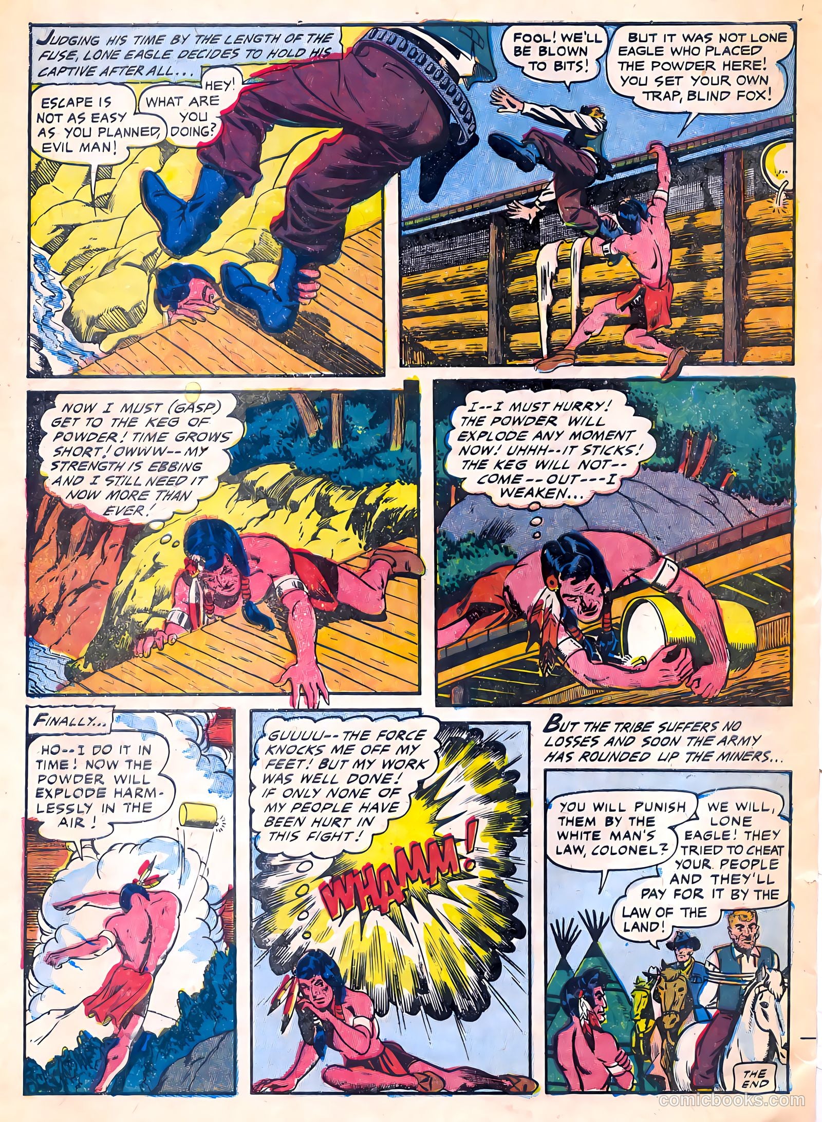 Gunsmoke Trail #3 (1957) — page 34 of 36