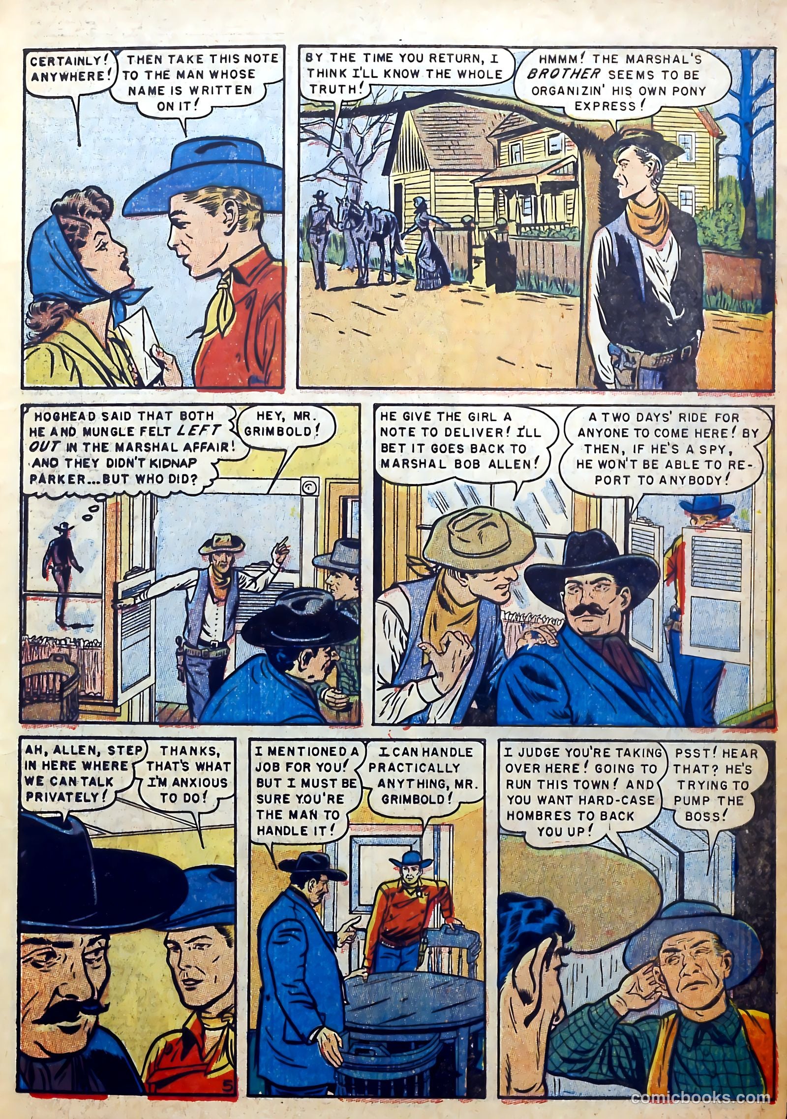Gunsmoke Trail #4 (1958) — page 9 of 36