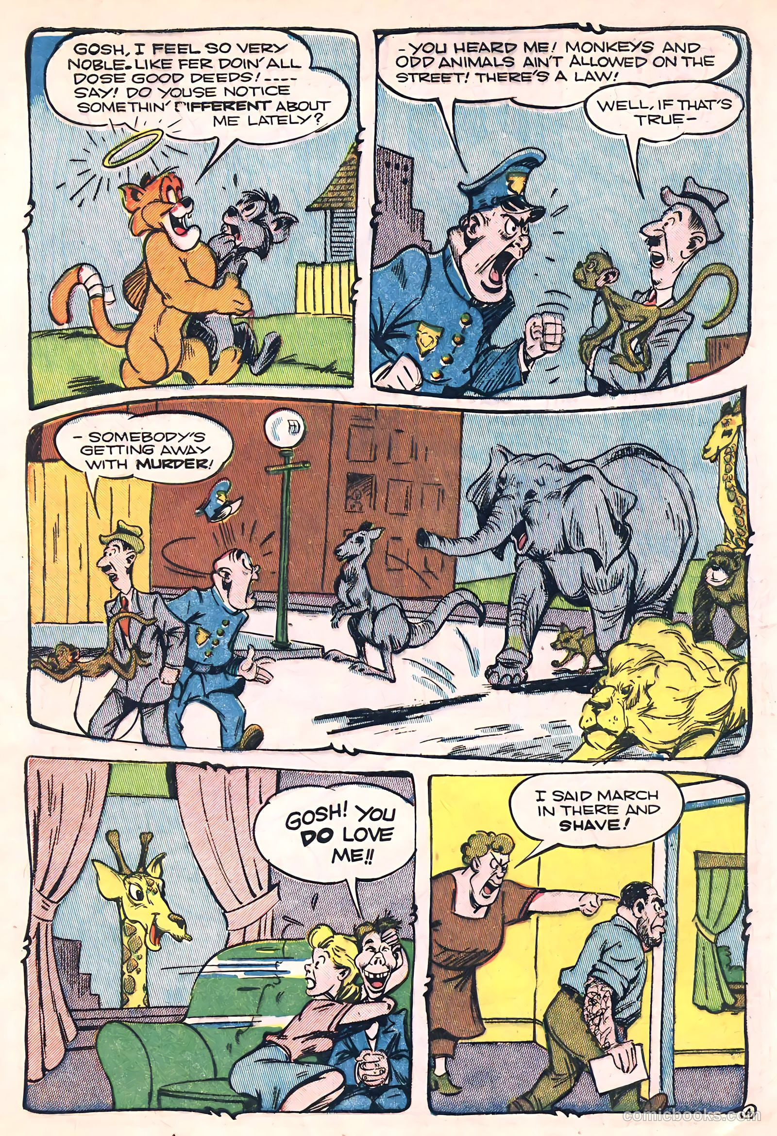 Ha Ha Comics #60 (1948, Creston Publications Corp.) — page 6 of 52