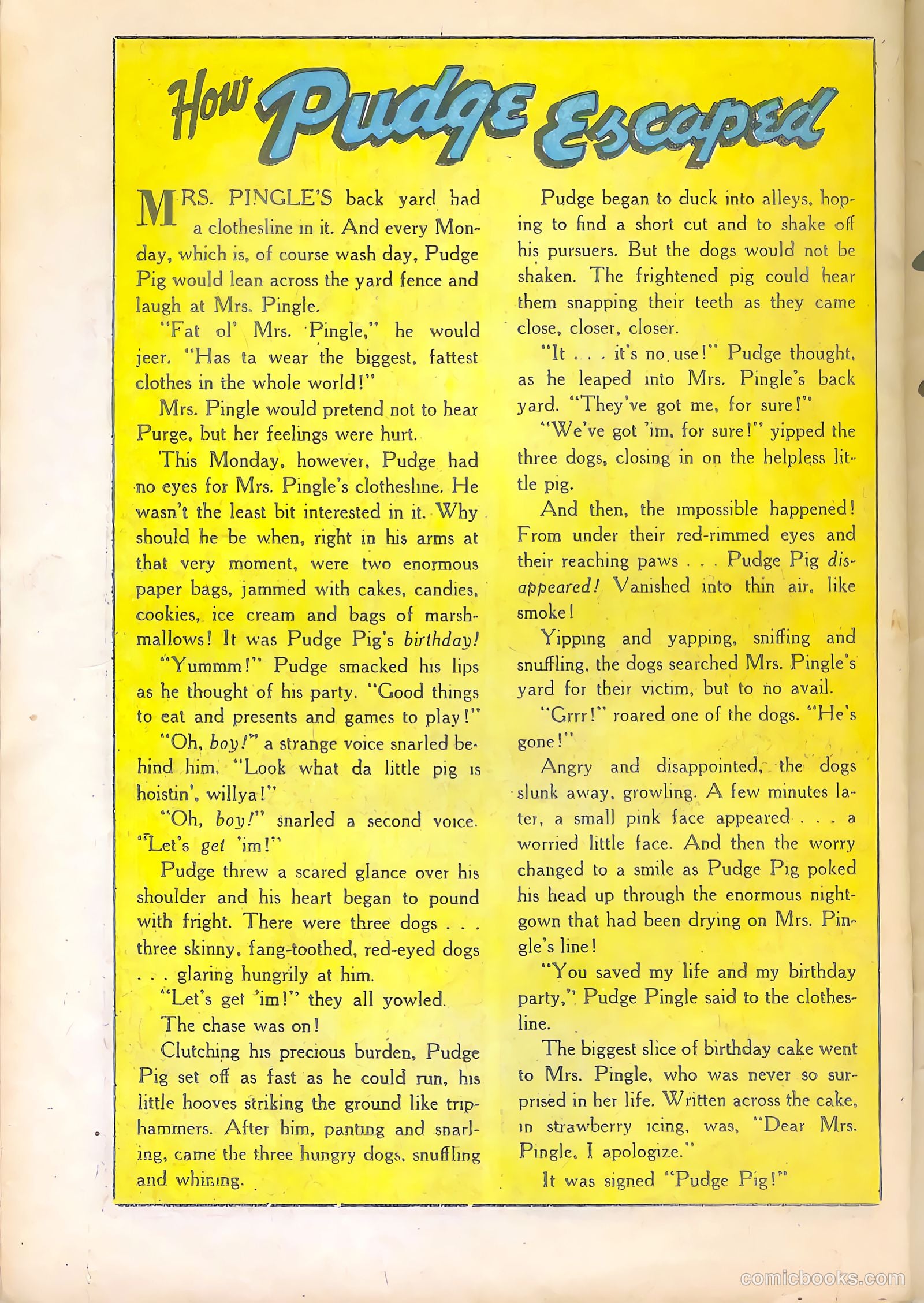 Ha Ha Comics #64 (1949, Creston Publications Corp.) — page 32 of 52