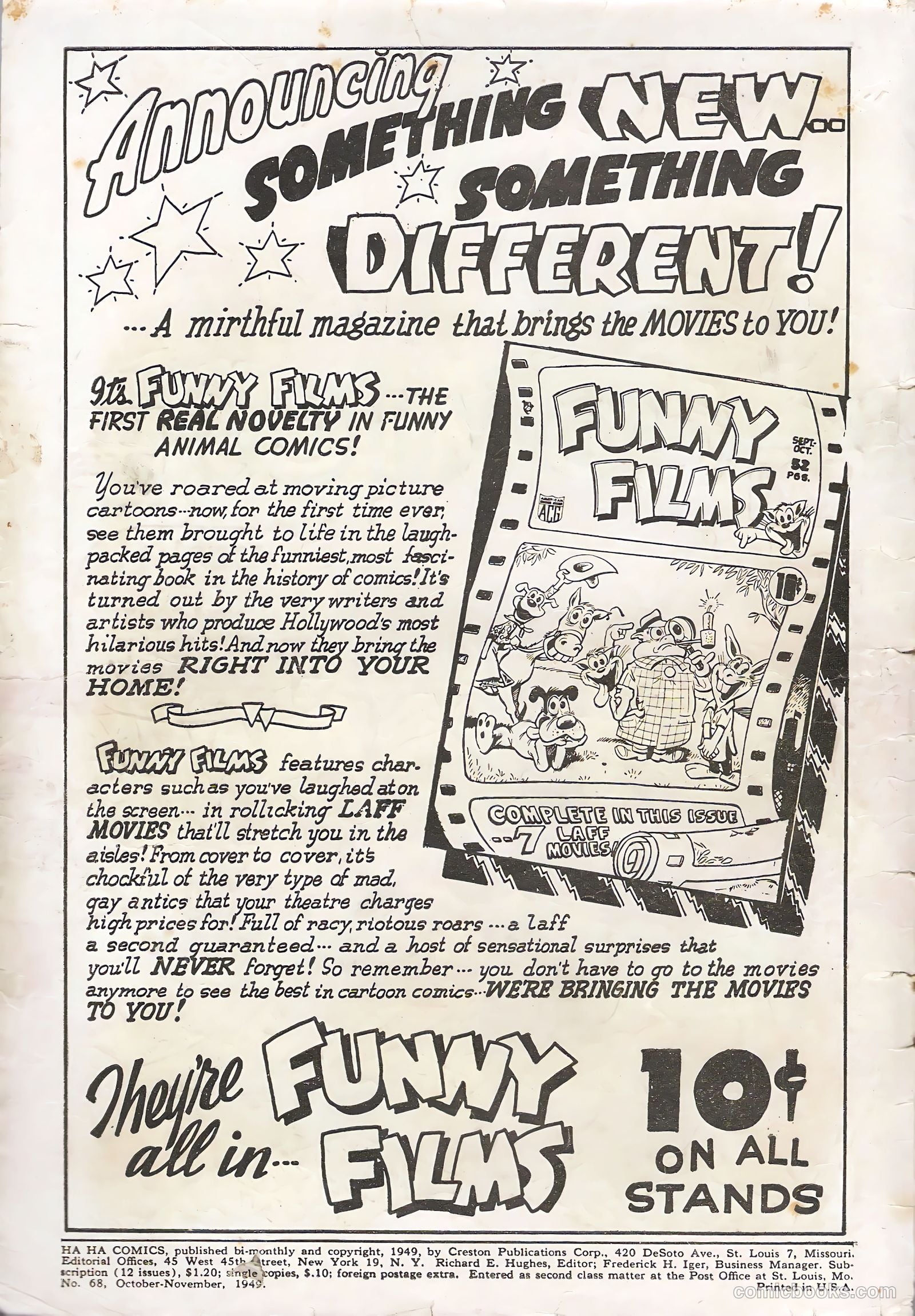 Ha Ha Comics #68 (1949, Creston Publications Corp.) — page 2 of 52