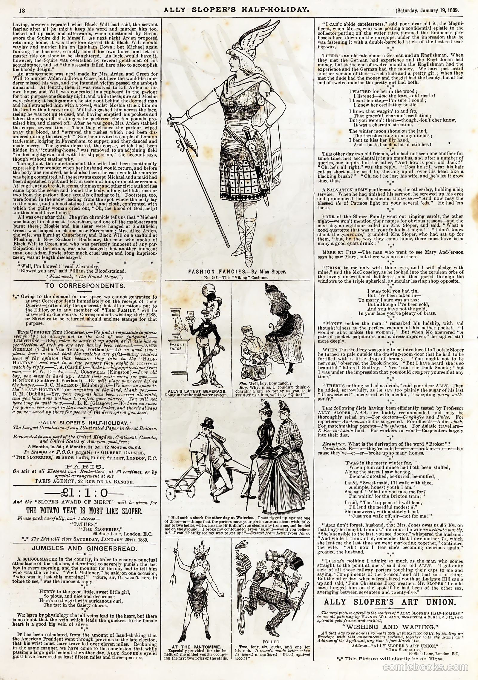 Ally Sloper's Half Holiday #247 (1889) — page 2