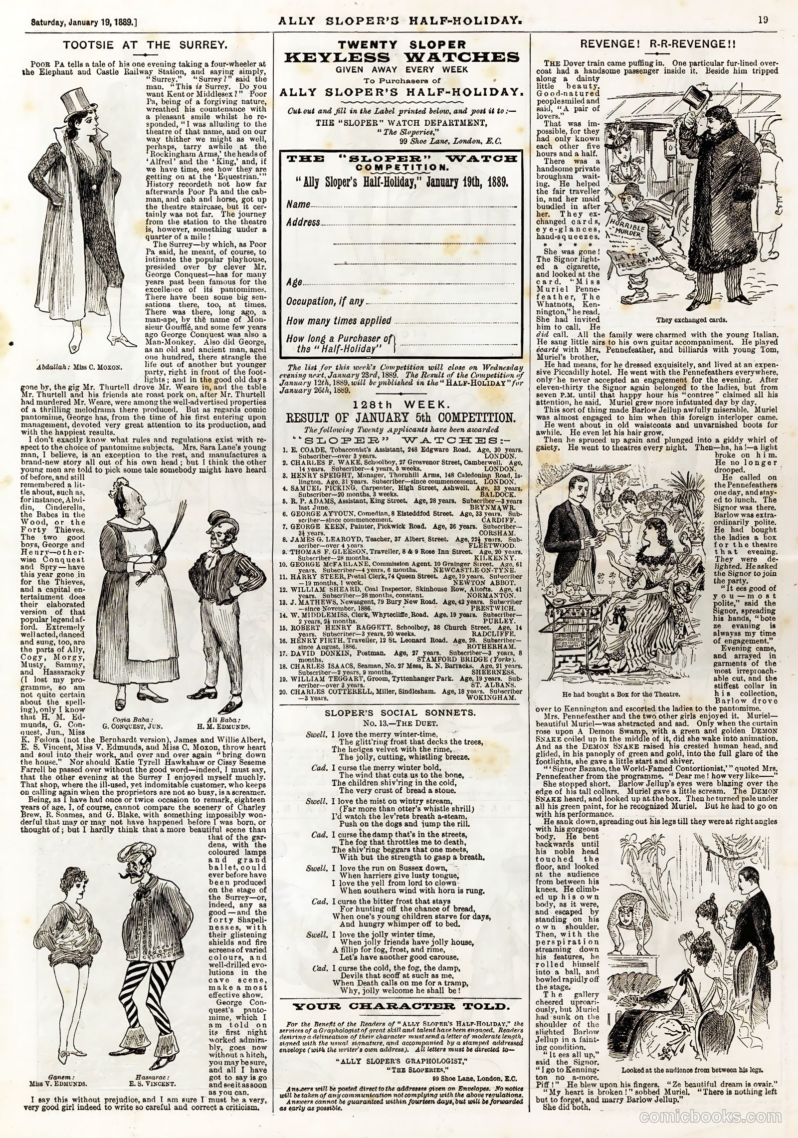 Ally Sloper's Half Holiday #247 (1889) — page 3