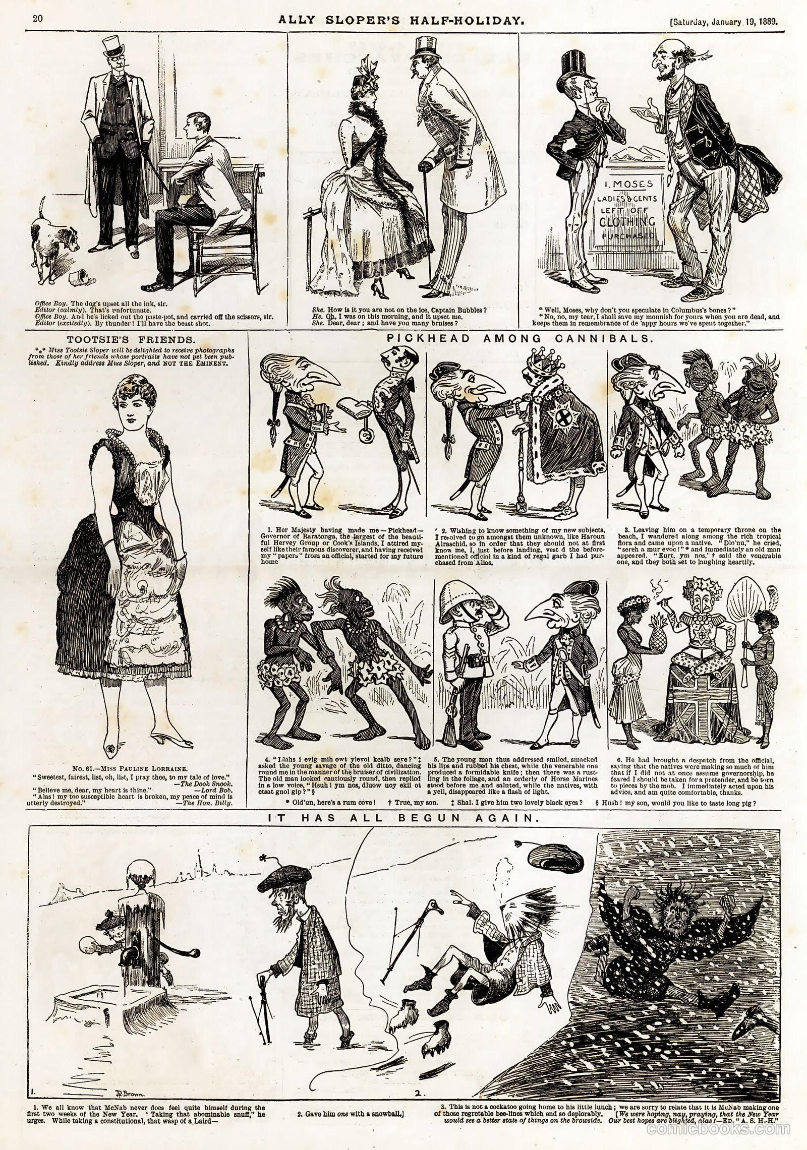 Ally Sloper's Half Holiday #247 (1889) — page 4