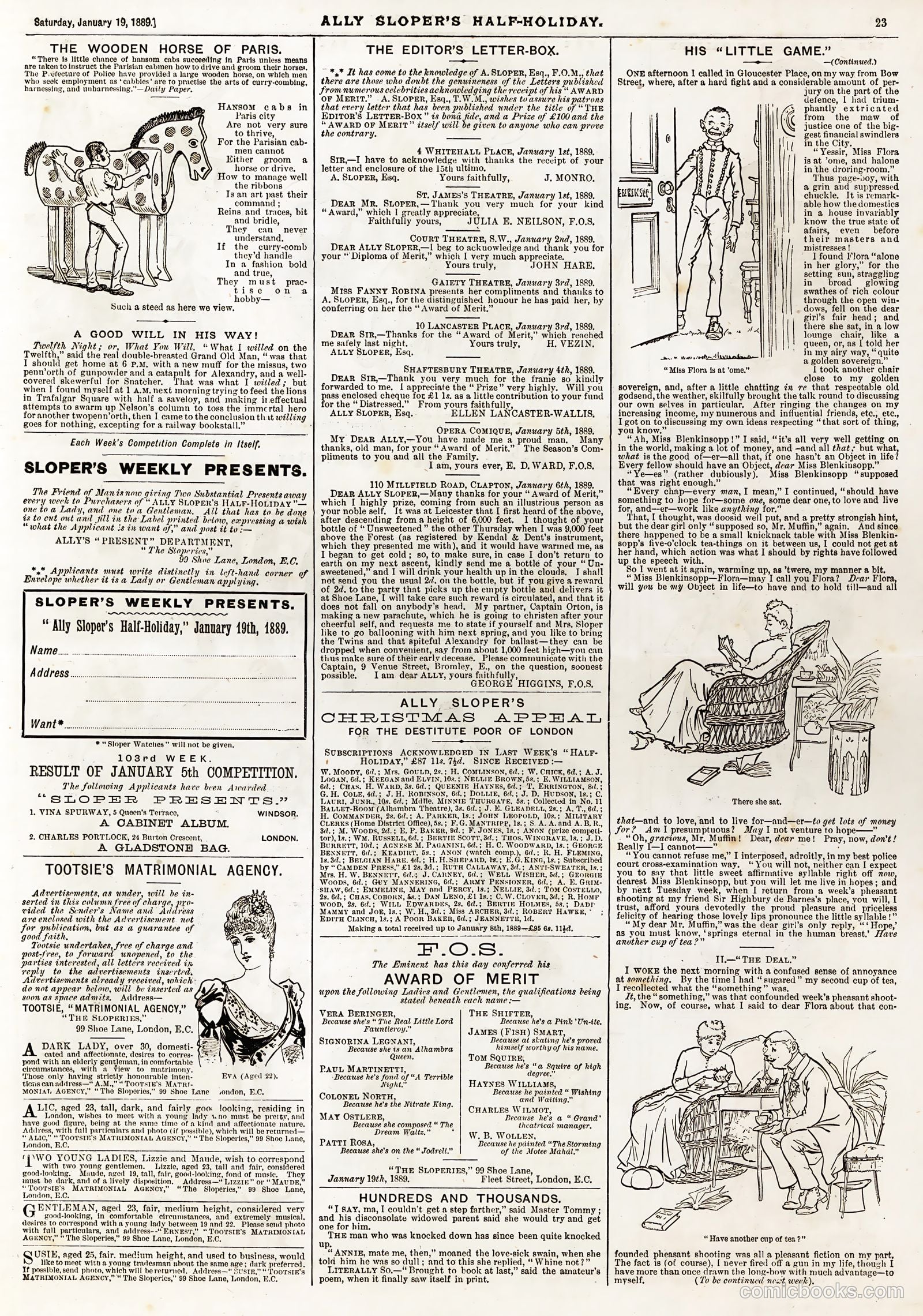 Ally Sloper's Half Holiday #247 (1889) — page 7