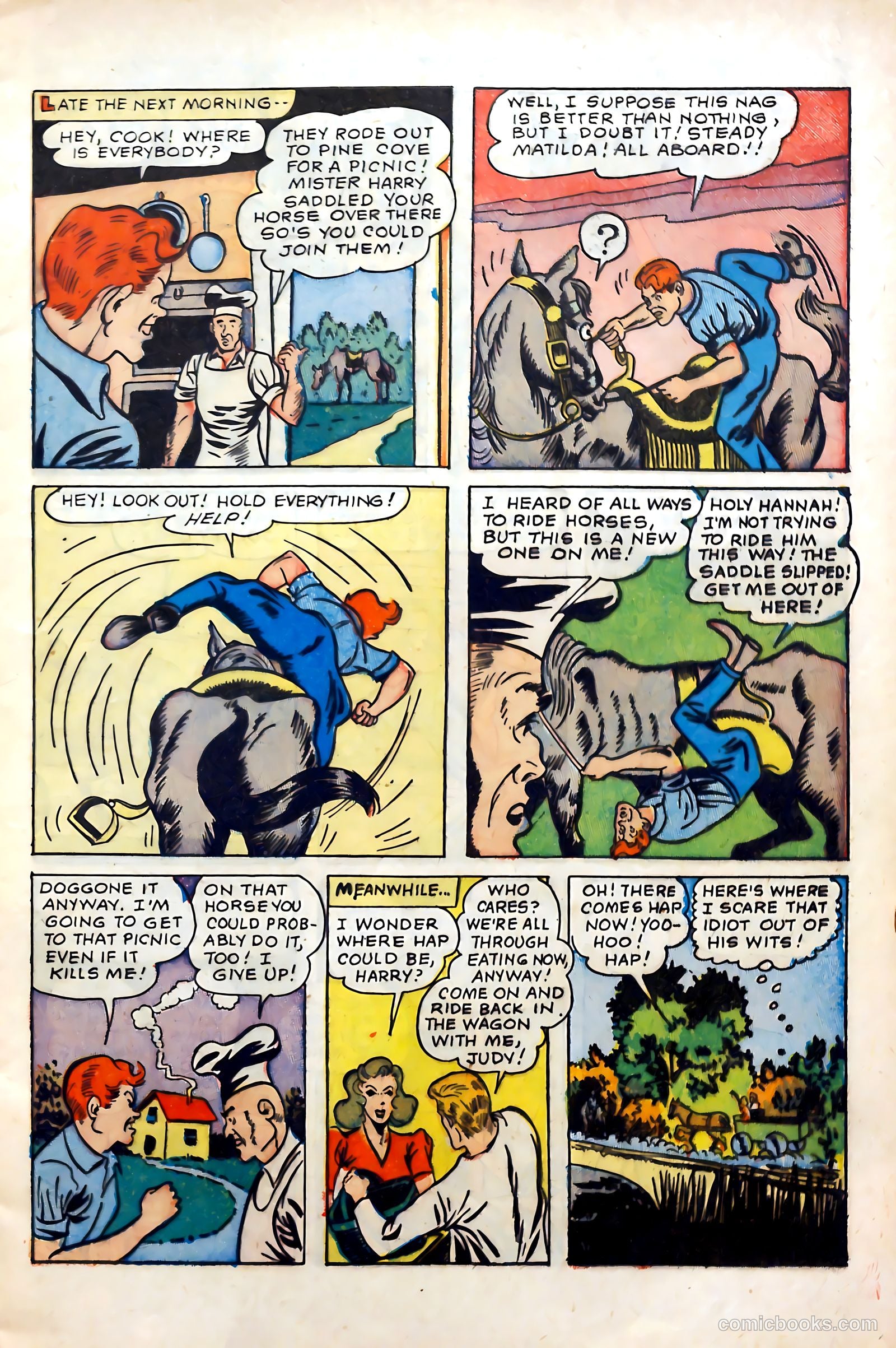Hap Hazard Comics #1 (1944) — page 9 of 52