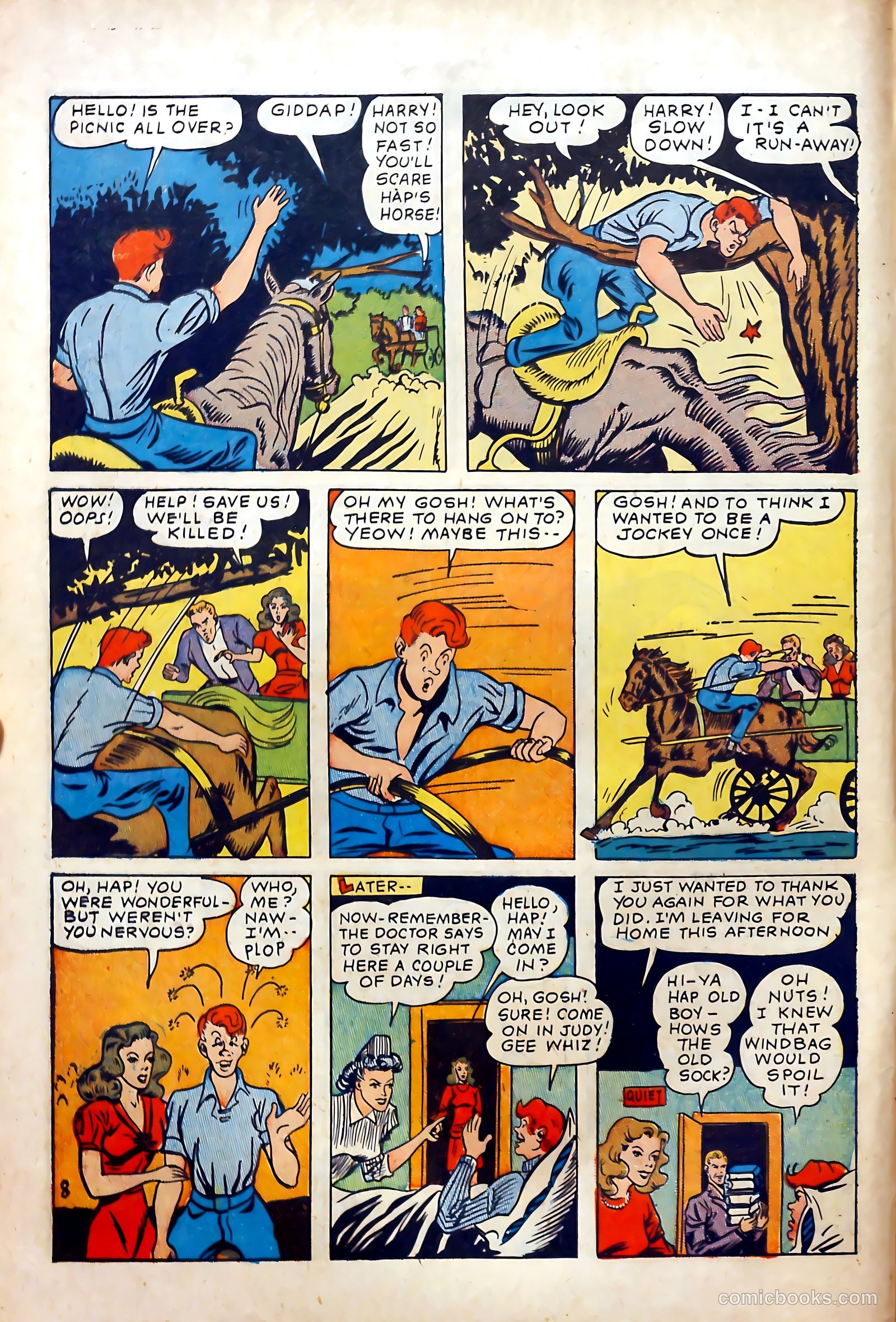 Hap Hazard Comics #1 (1944) — page 10 of 52