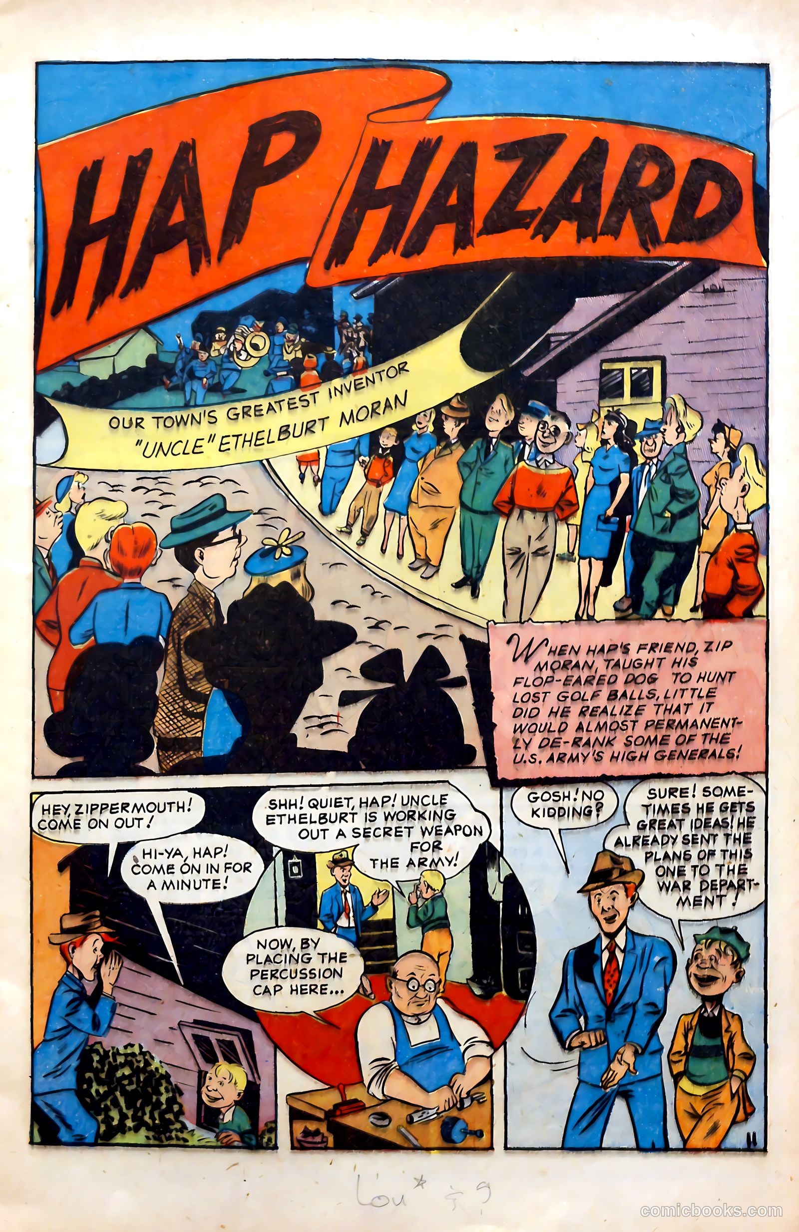 Hap Hazard Comics #1 (1944) — page 13 of 52
