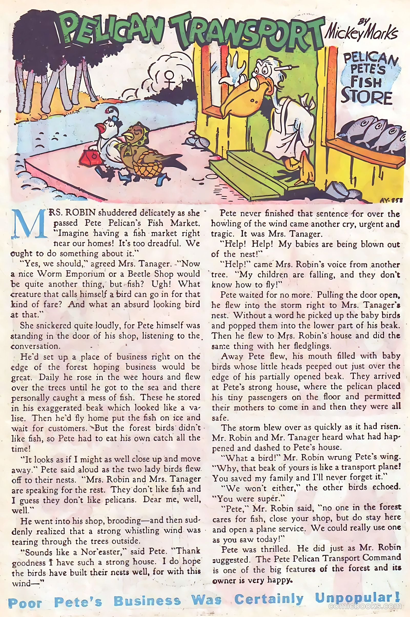 Happy Comics #18 (1947, Animated Cartoons, Inc.) — page 34 of 52