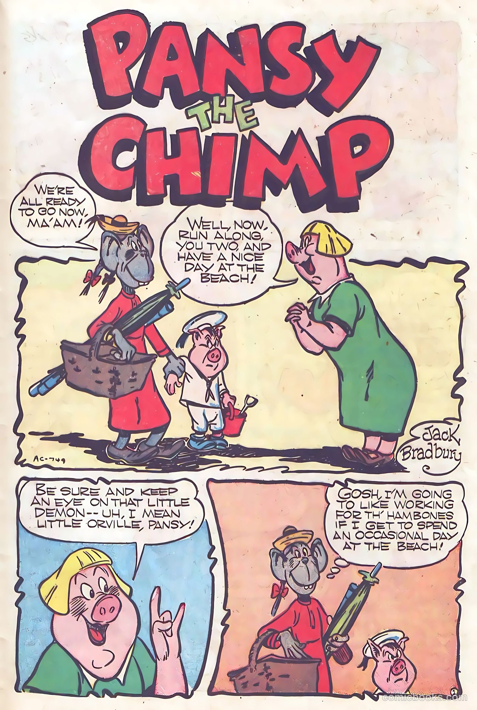 Happy Comics #18 (1947, Animated Cartoons, Inc.) — page 35 of 52