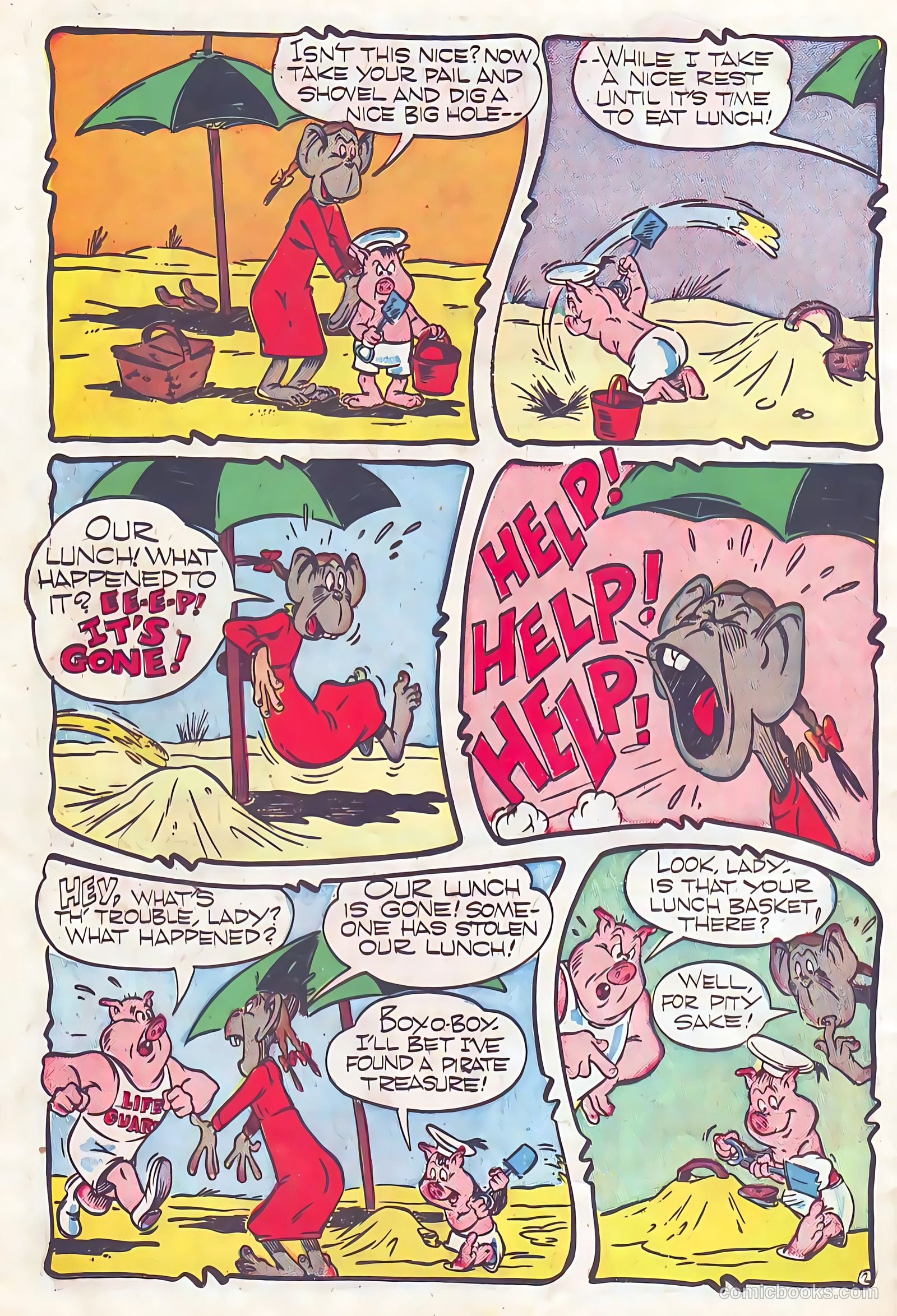 Happy Comics #18 (1947, Animated Cartoons, Inc.) — page 36 of 52