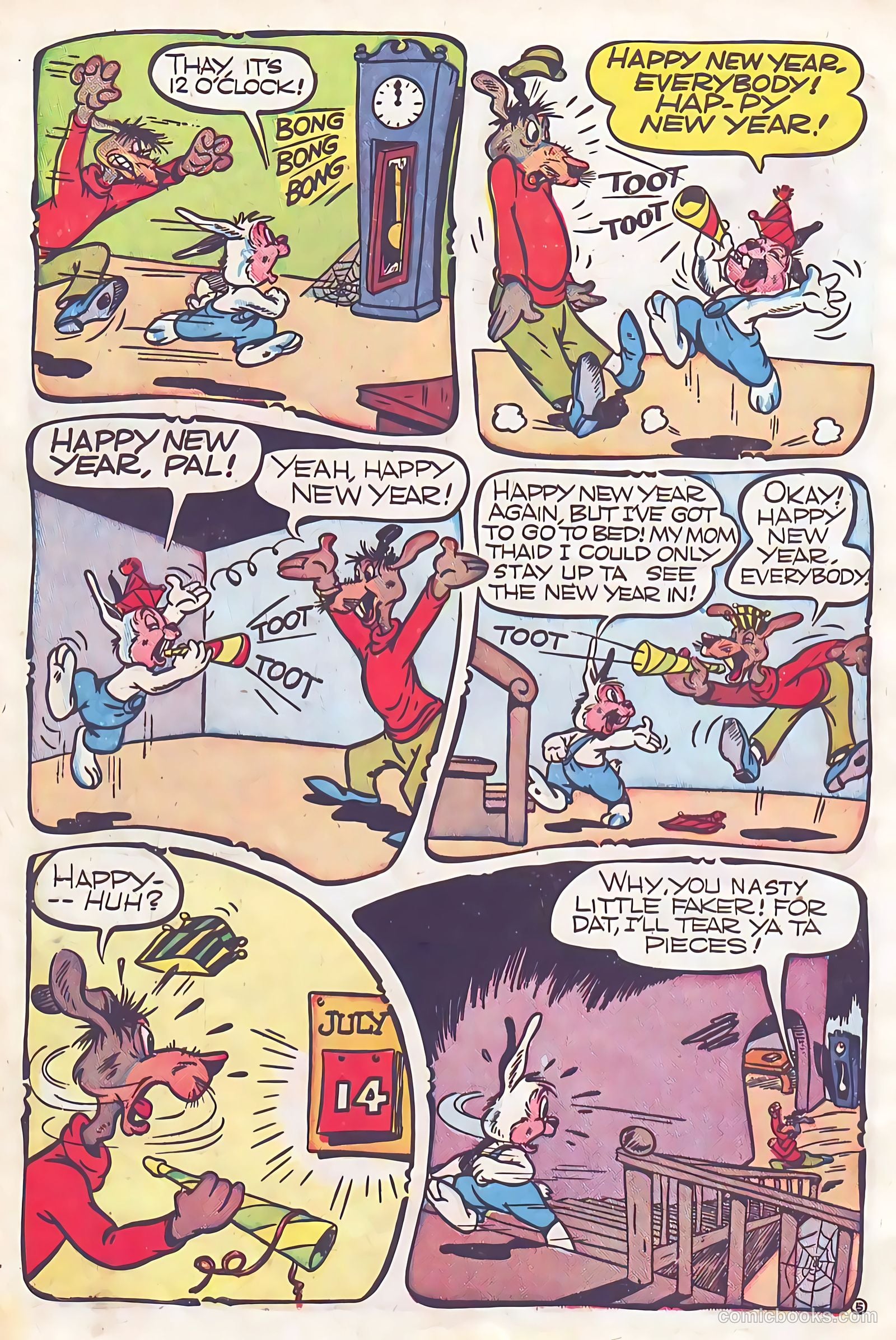 Happy Comics #18 (1947, Animated Cartoons, Inc.) — page 48 of 52