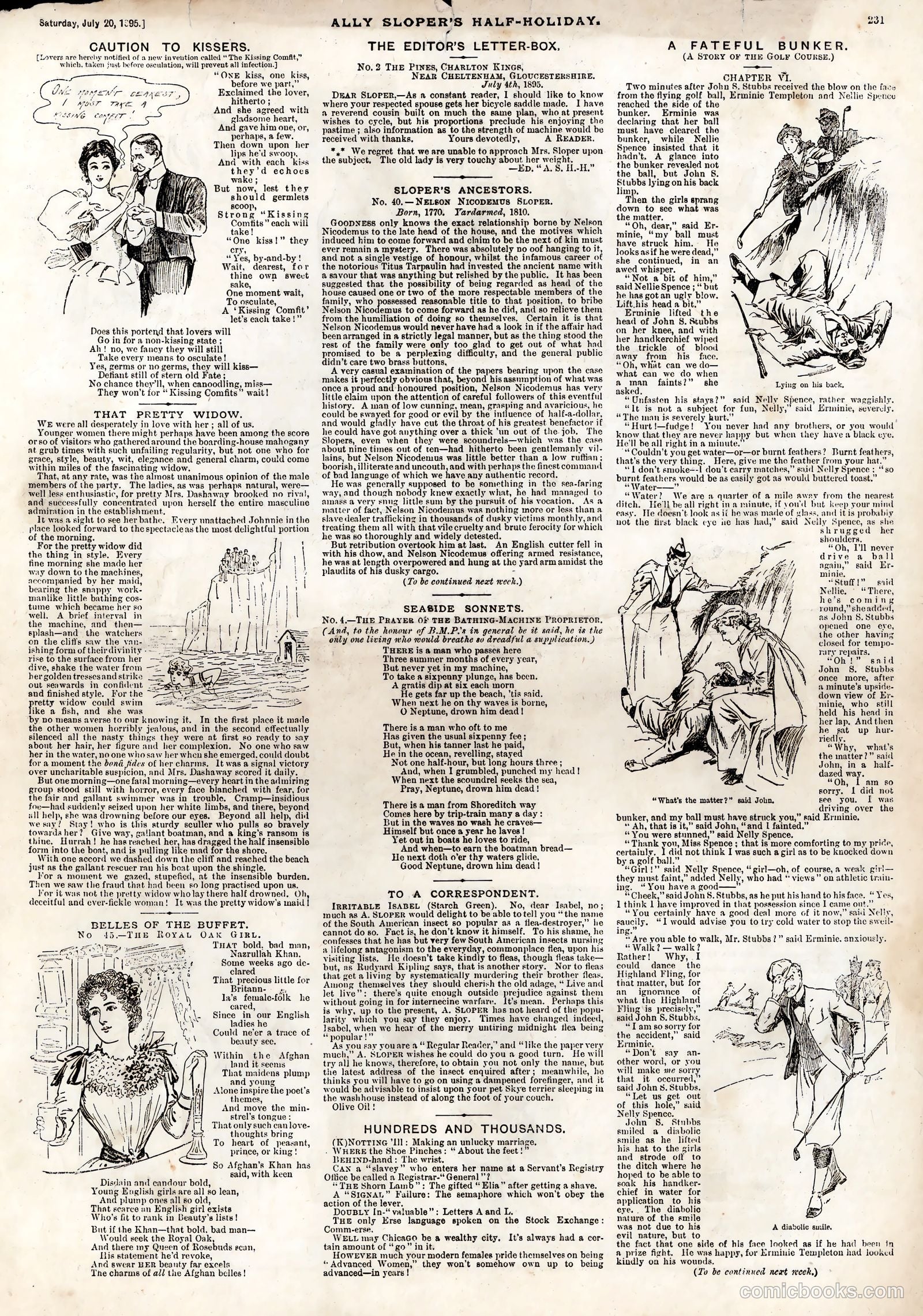 Ally Sloper's Half Holiday #586 (1898) — page 7