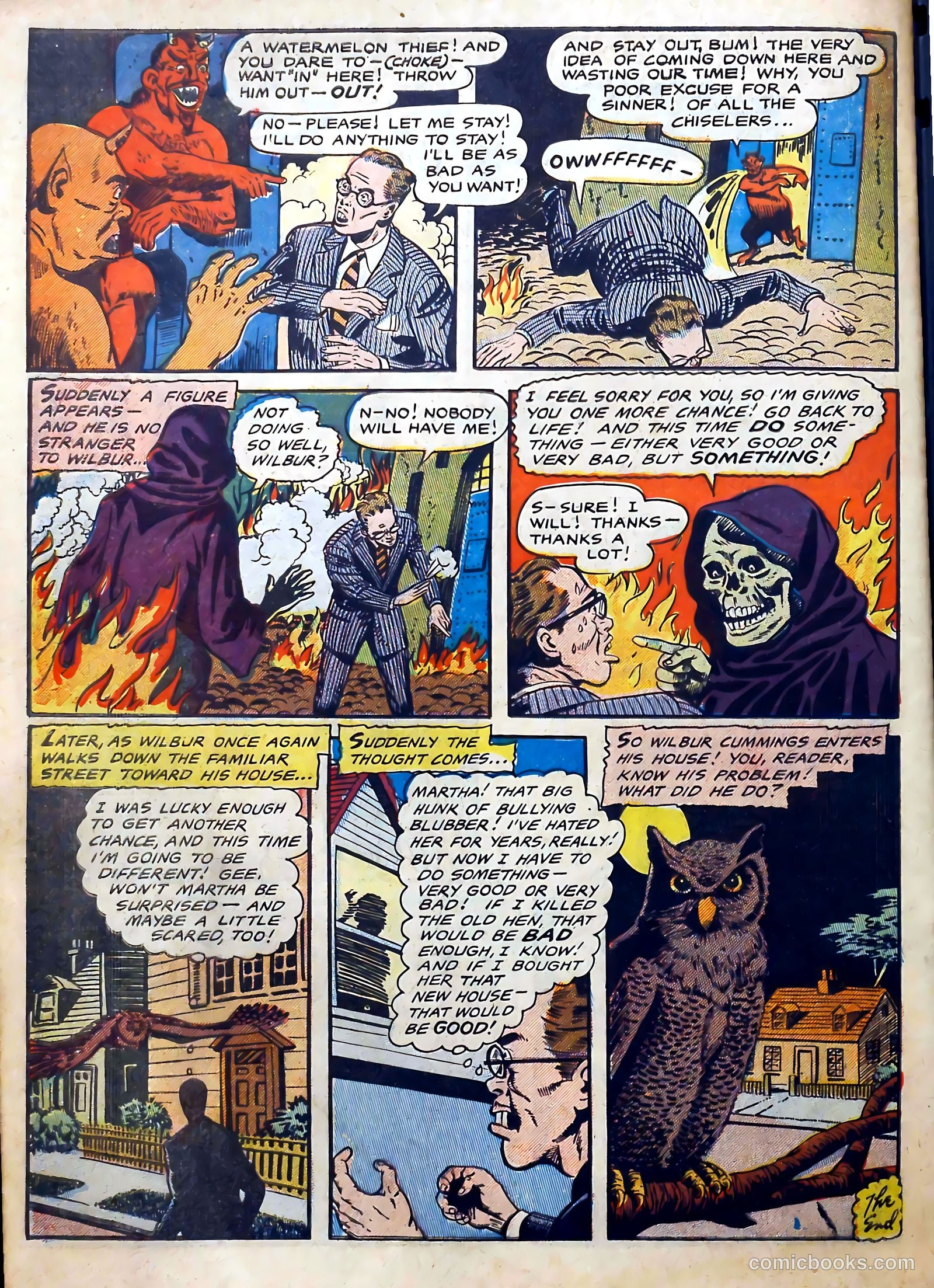Haunted Thrills #18 (1954) — page 33 of 33