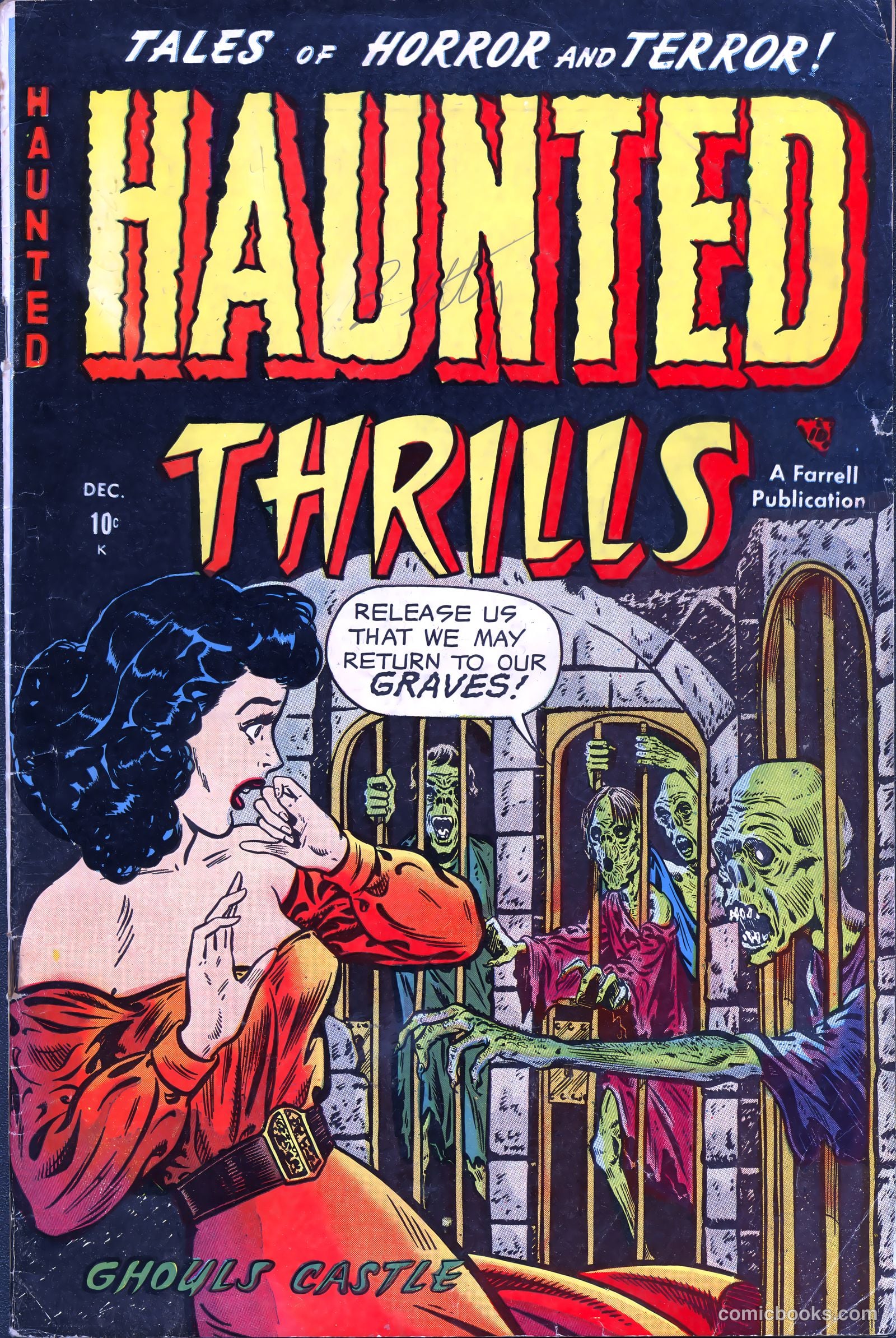 Haunted Thrills #4 cover