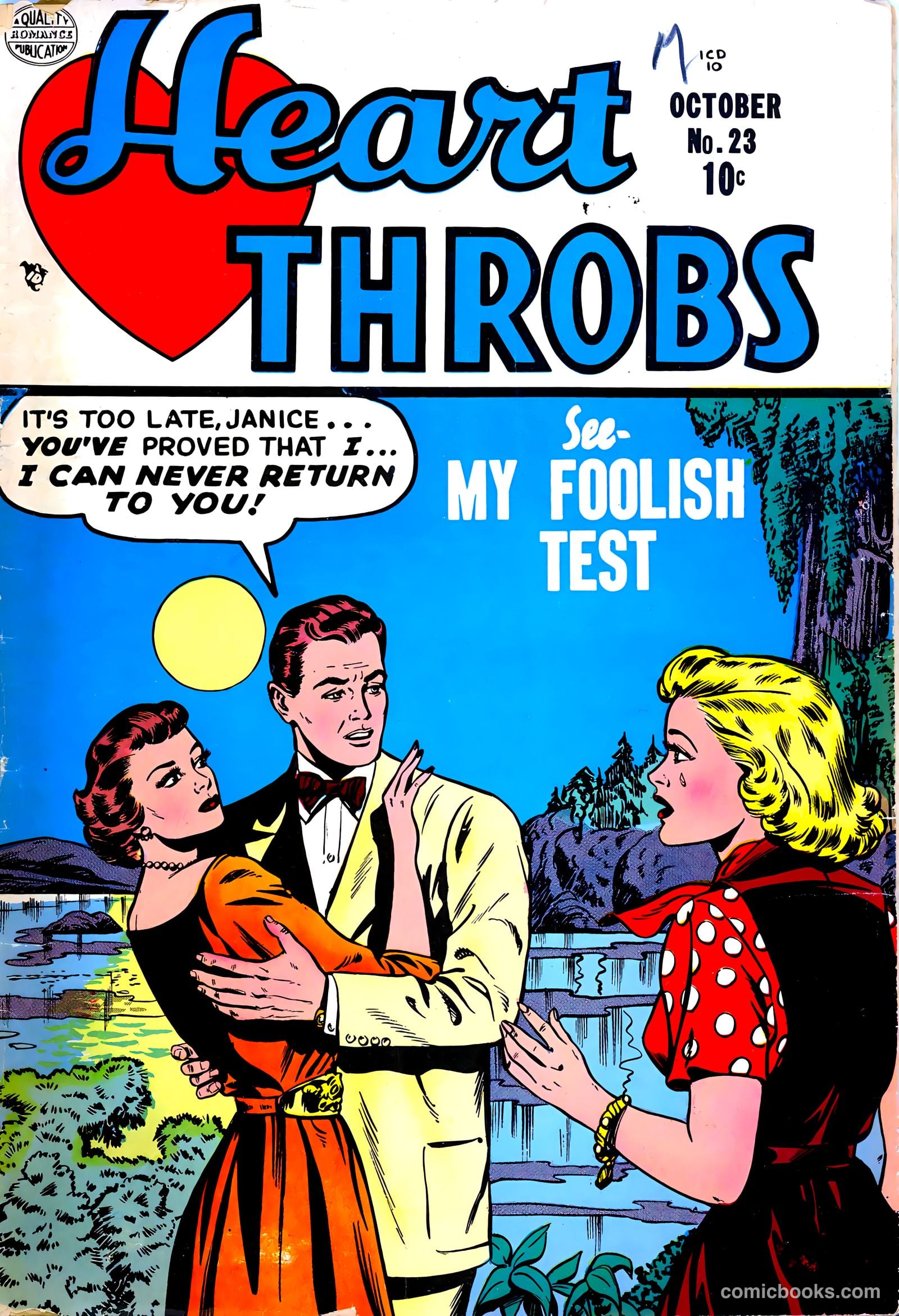 Heart Throbs #23 (1953) — page 1 of 36
