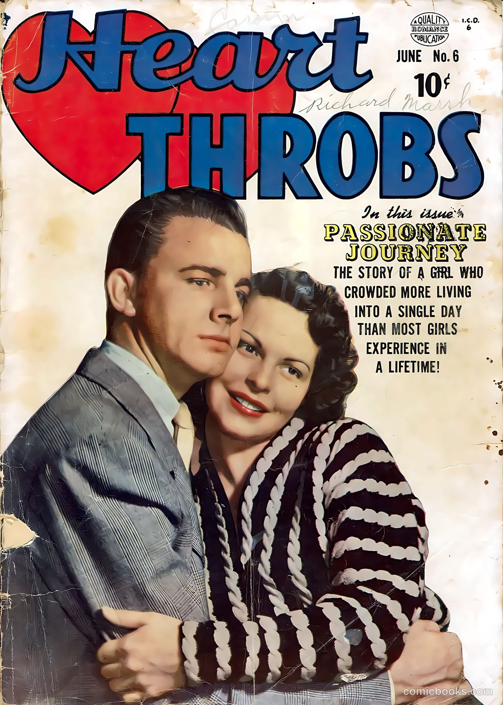 Heart Throbs #6 cover