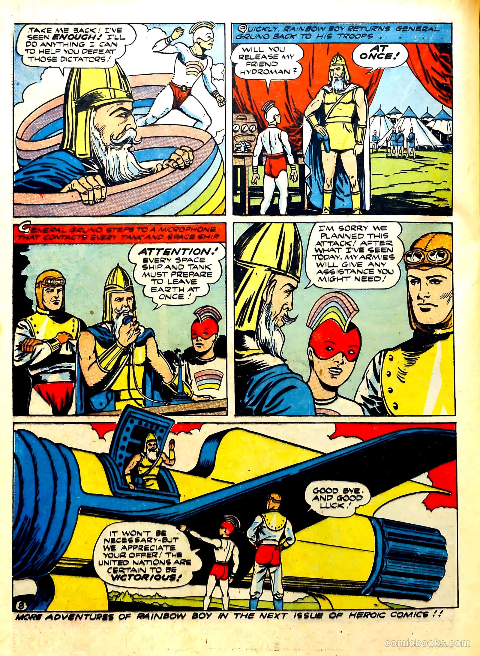 Heroic Comics #19 (1943, The Eastern Color Printing Company) — page 36 of 69