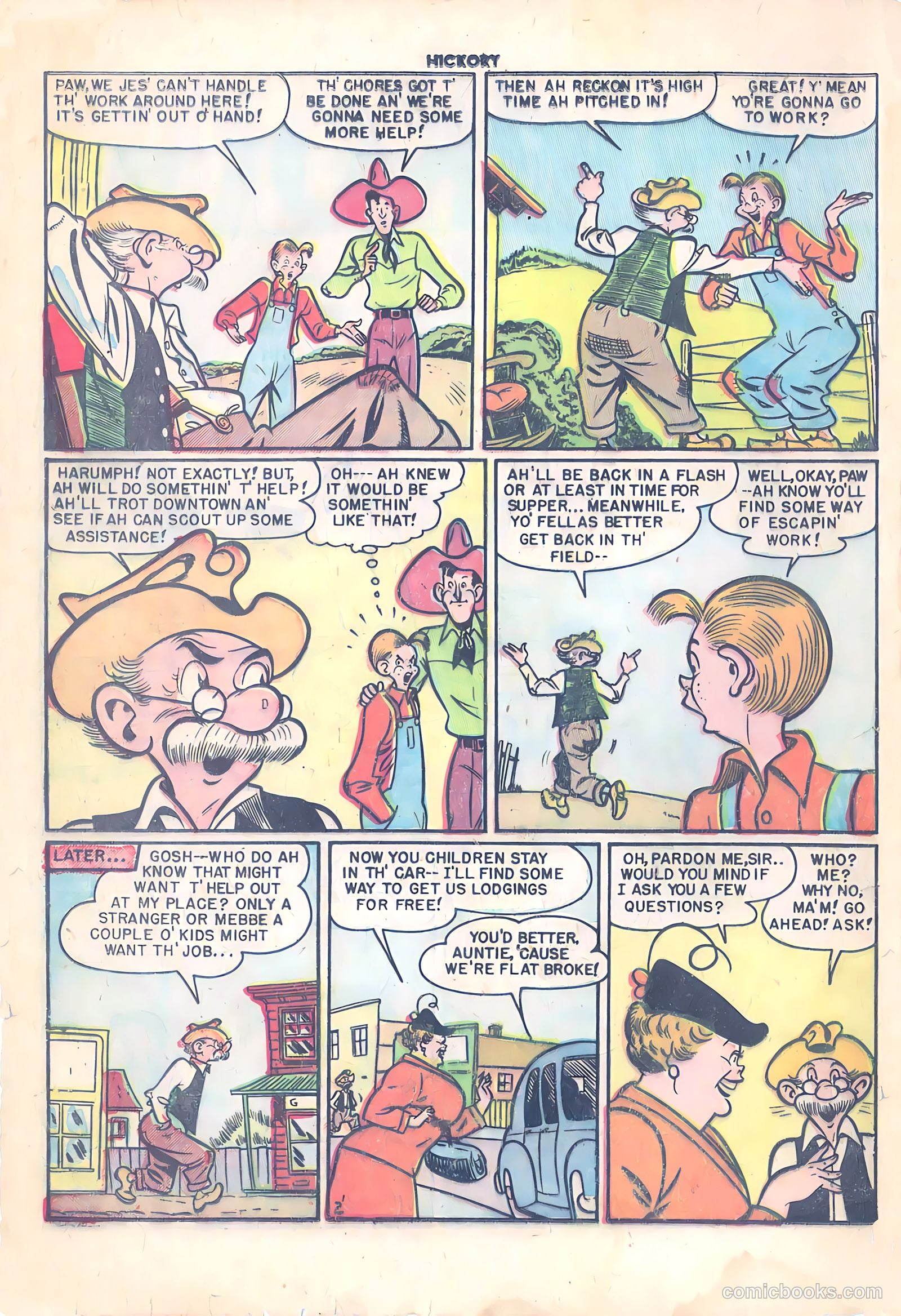 Hickory #3 (1950) — page 4 of 32