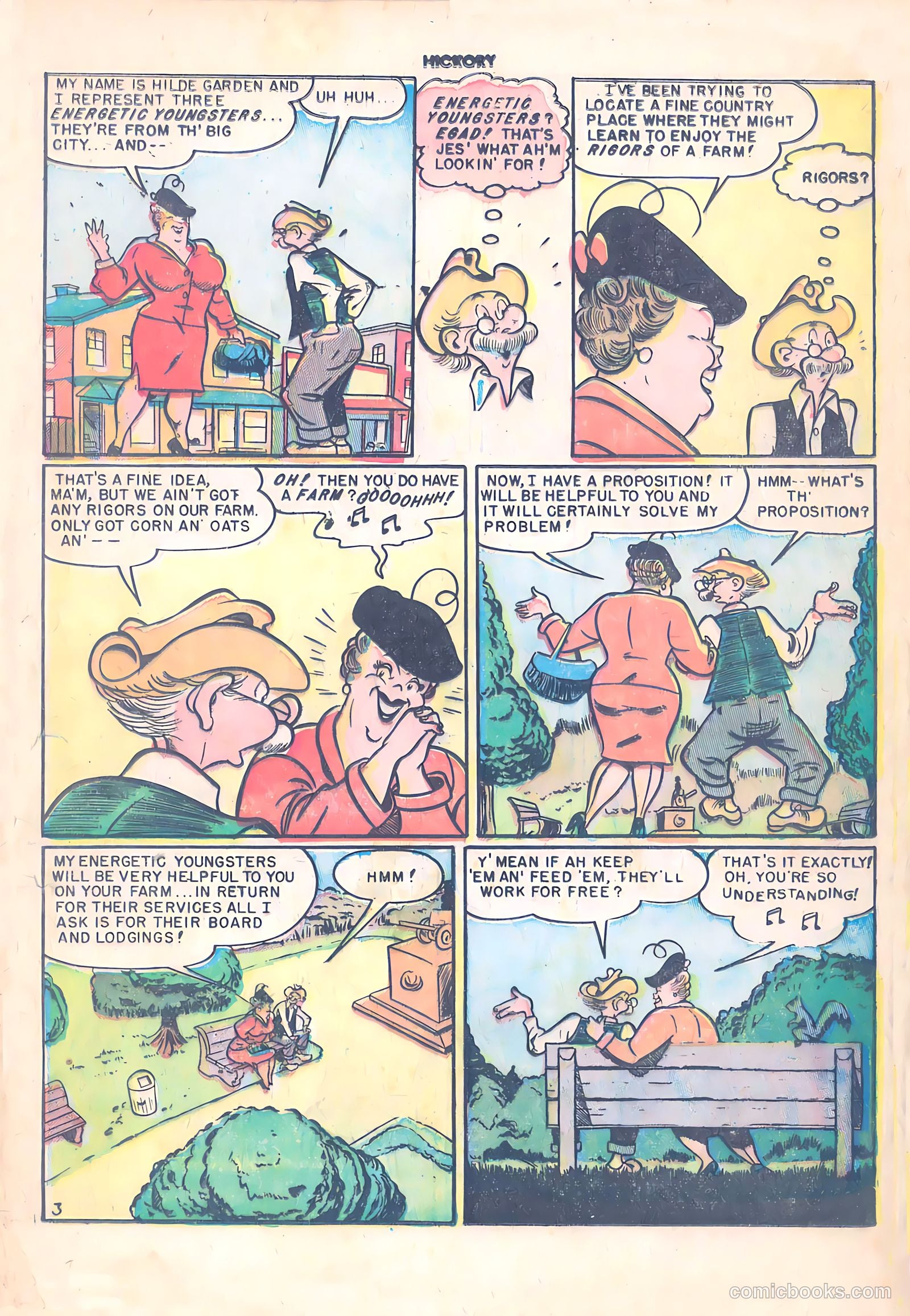 Hickory #3 (1950) — page 5 of 32
