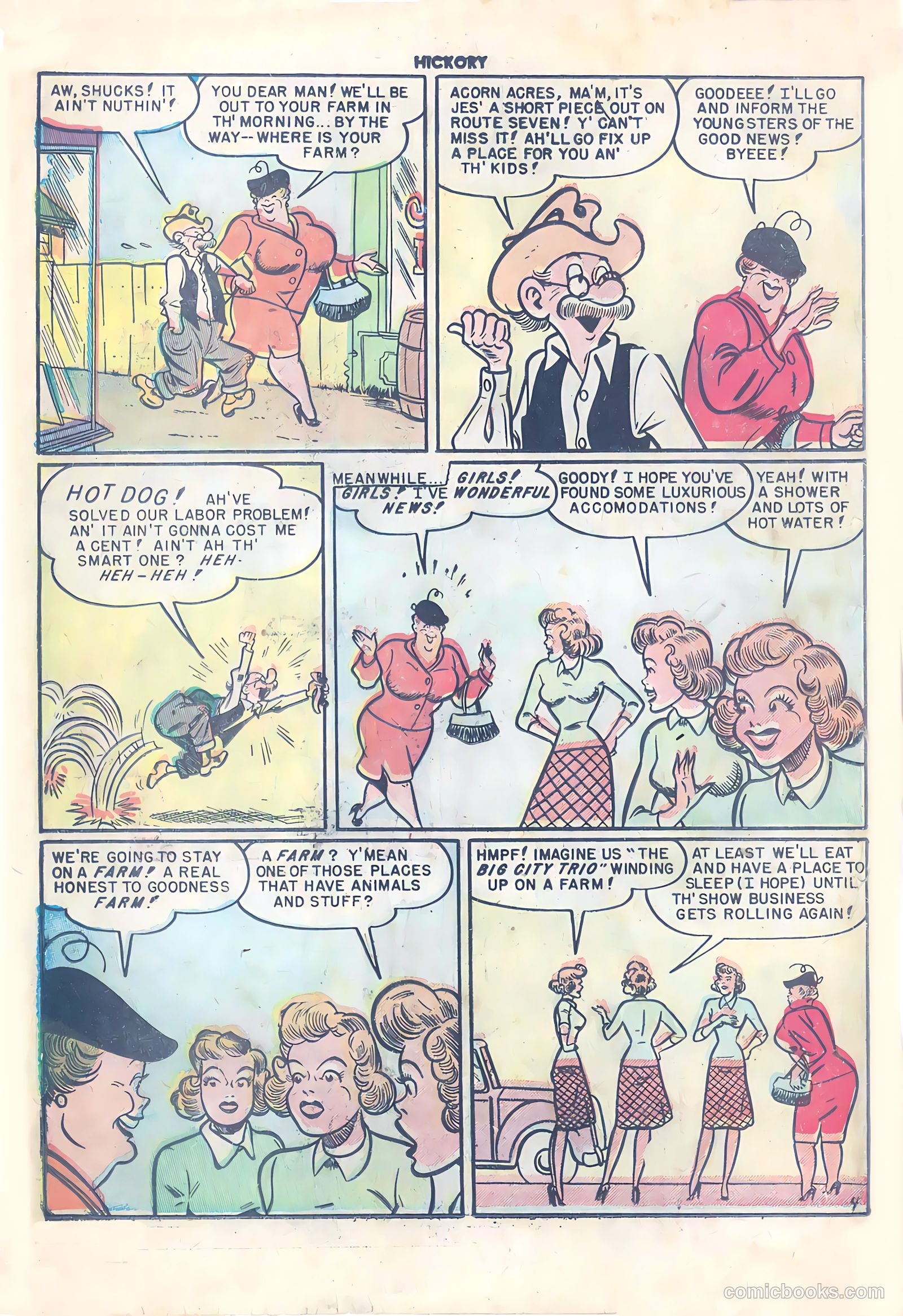 Hickory #3 (1950) — page 6 of 32
