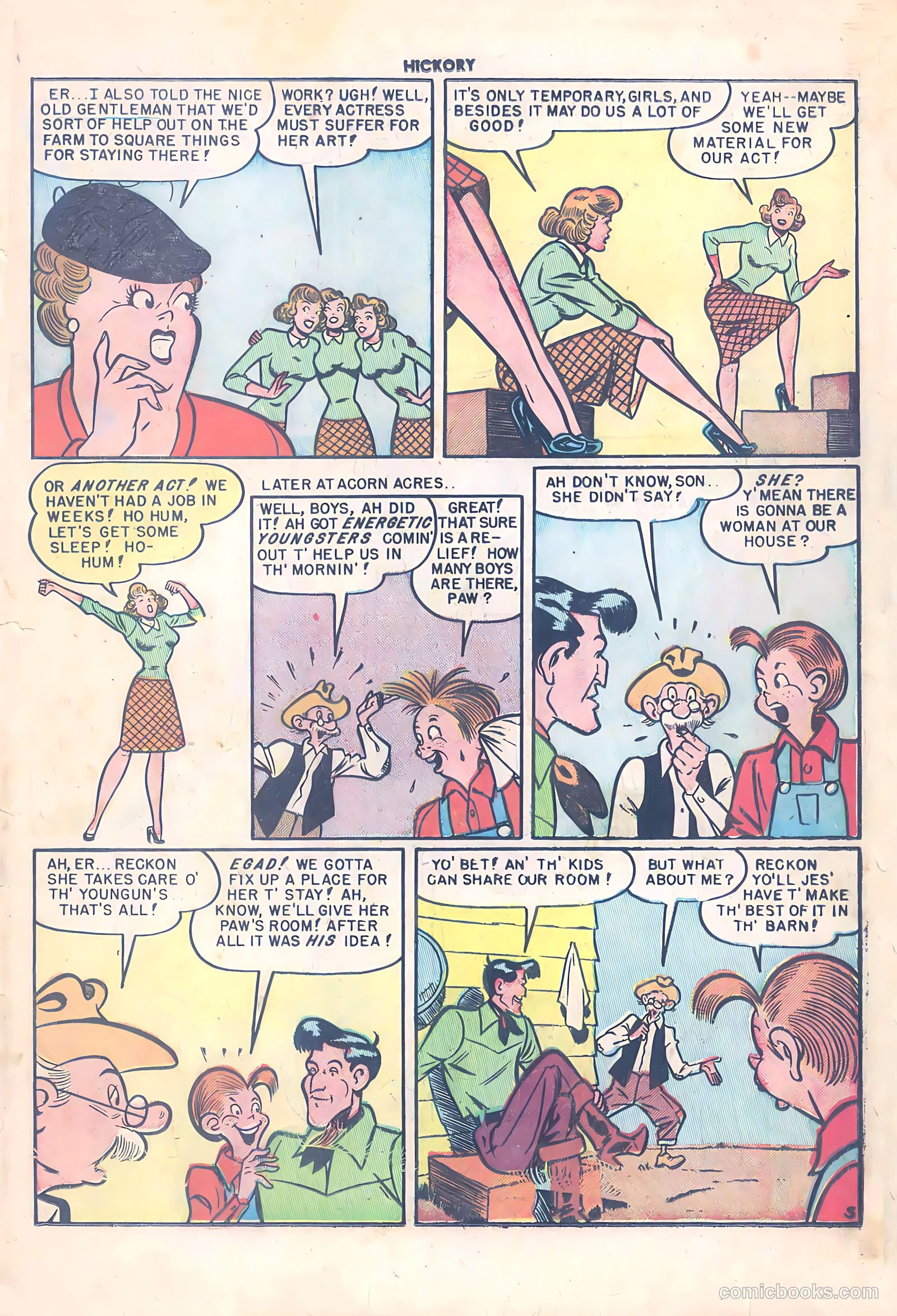 Hickory #3 (1950) — page 7 of 32