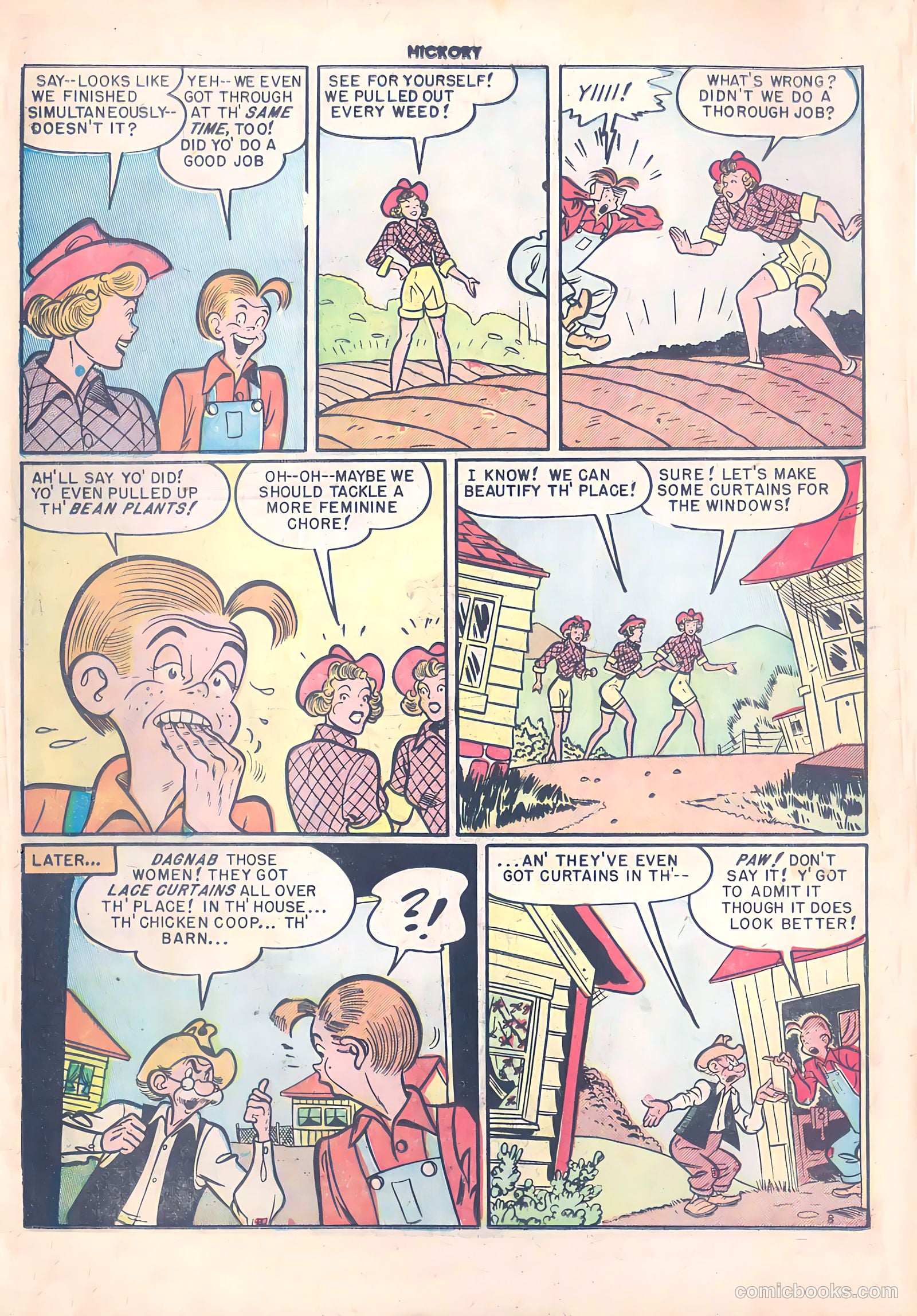 Hickory #3 (1950) — page 10 of 32