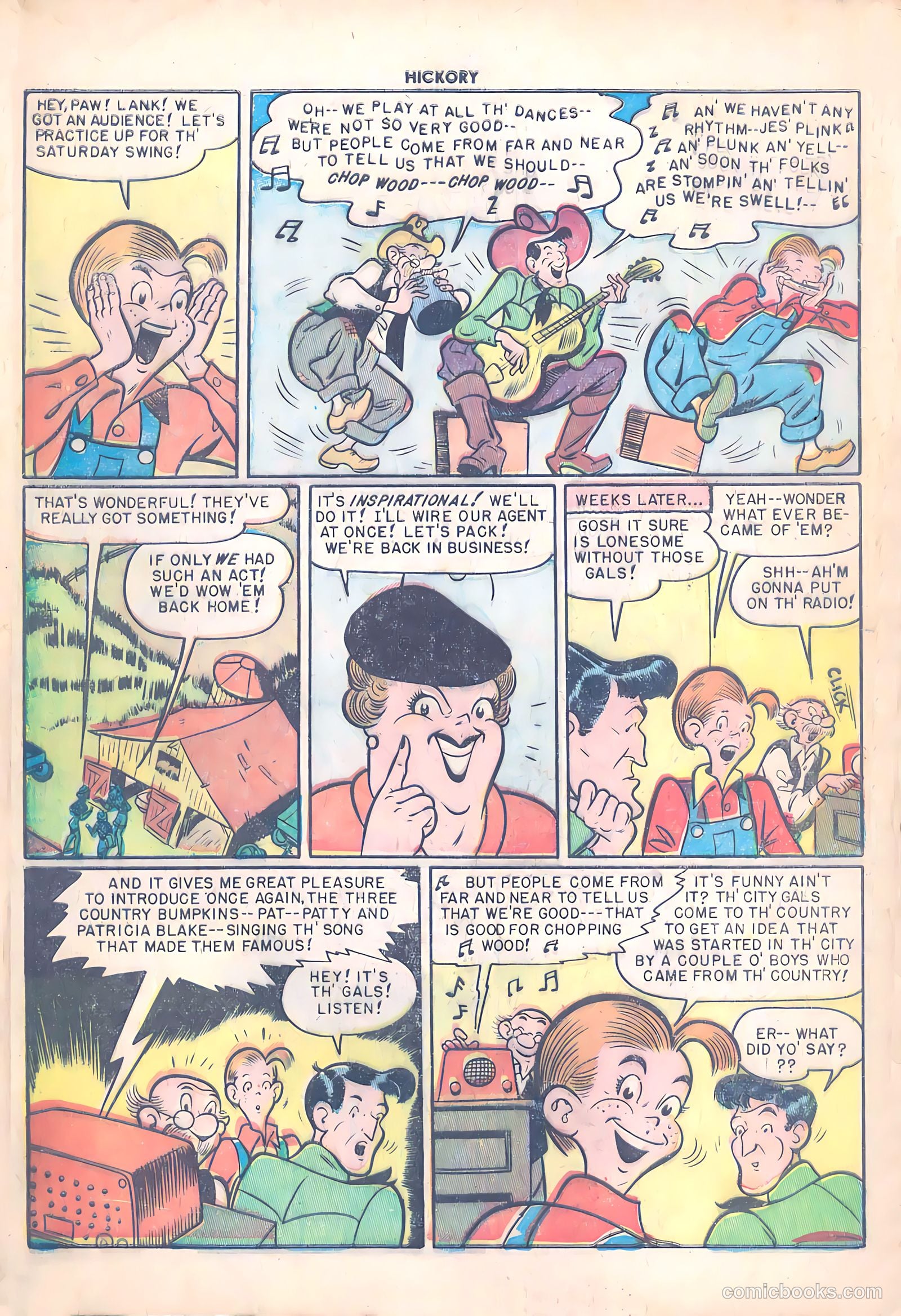Hickory #3 (1950) — page 12 of 32