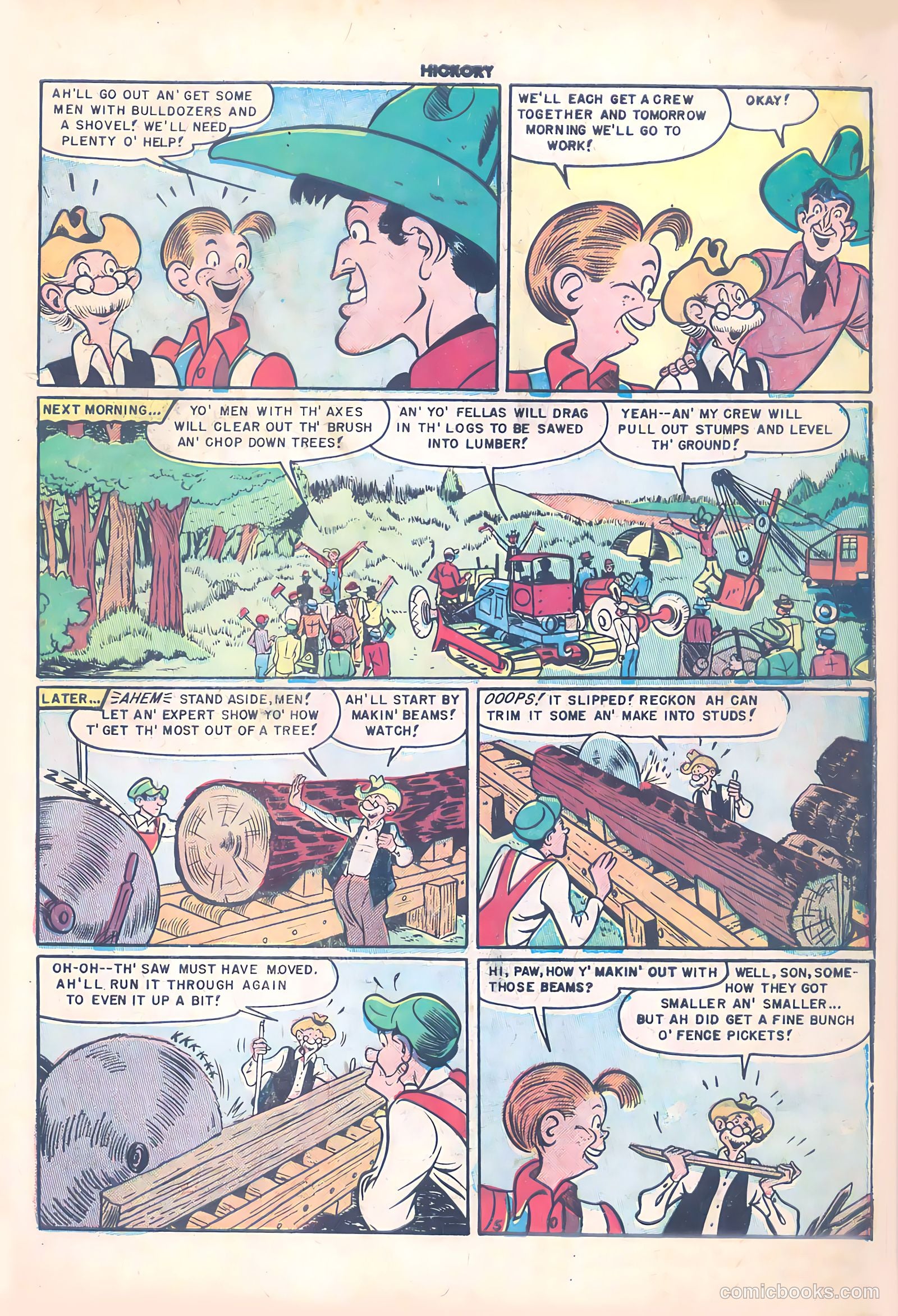 Hickory #3 (1950) — page 19 of 32