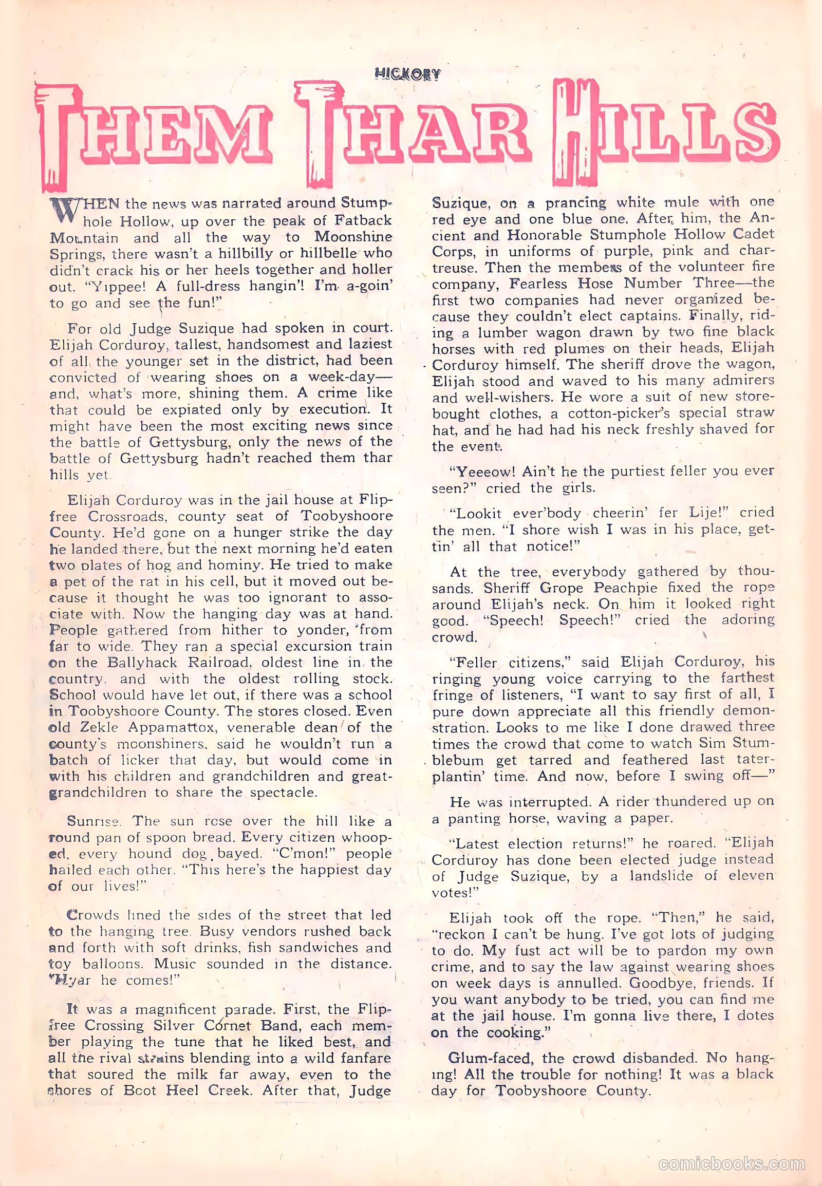 Hickory #3 (1950) — page 24 of 32